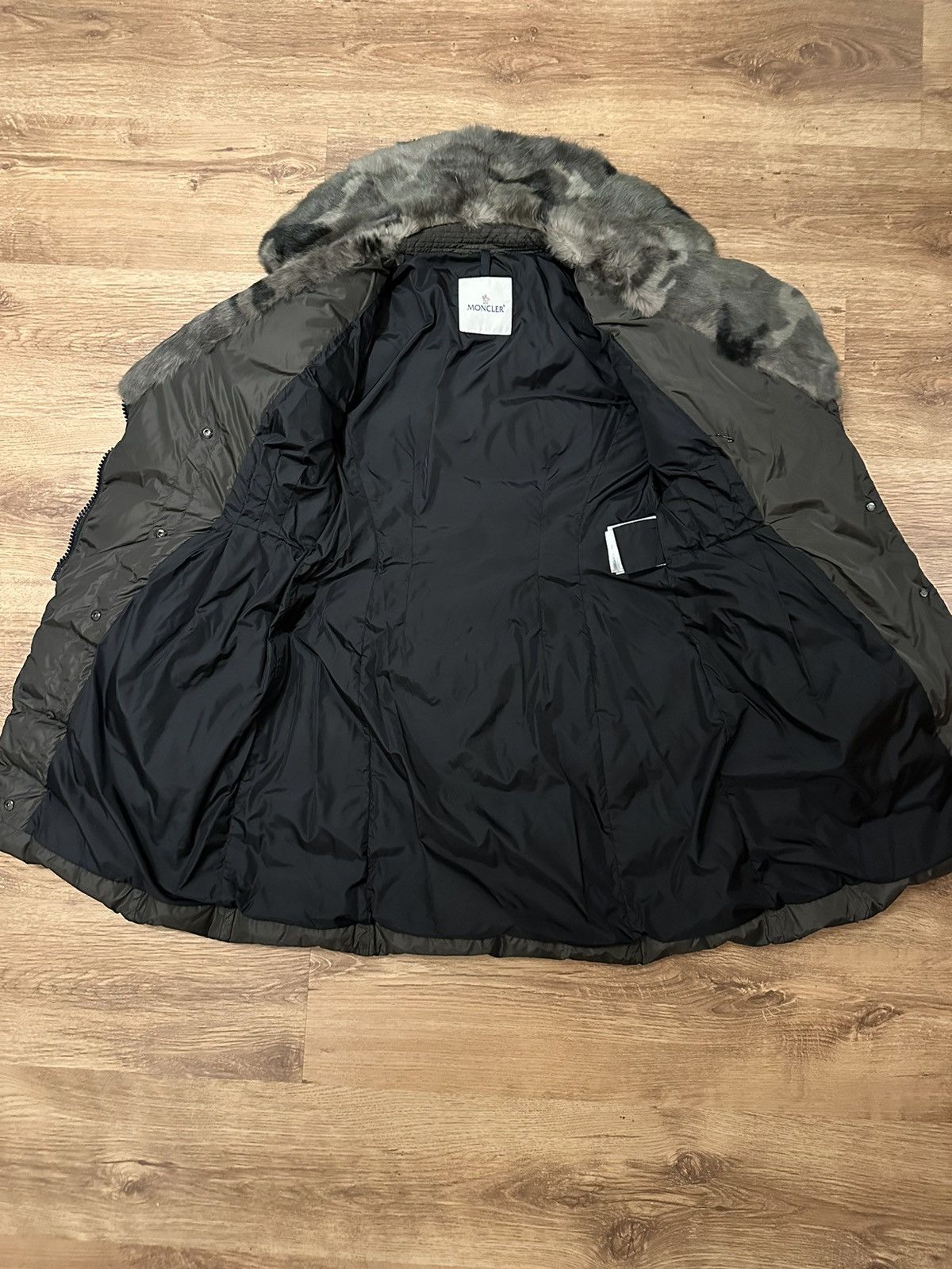 Moncler × Vintage MONCLER Fur Hood rabbit coat Size S / US 4 / IT 40 - 3 Thumbnail