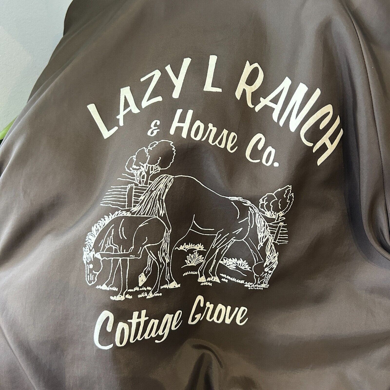 Vintage VINTAGE 90s | Lazy Ranch & Horse Co Bomber Jacket sz S Size US S / EU 44-46 / 1 - 3 Thumbnail
