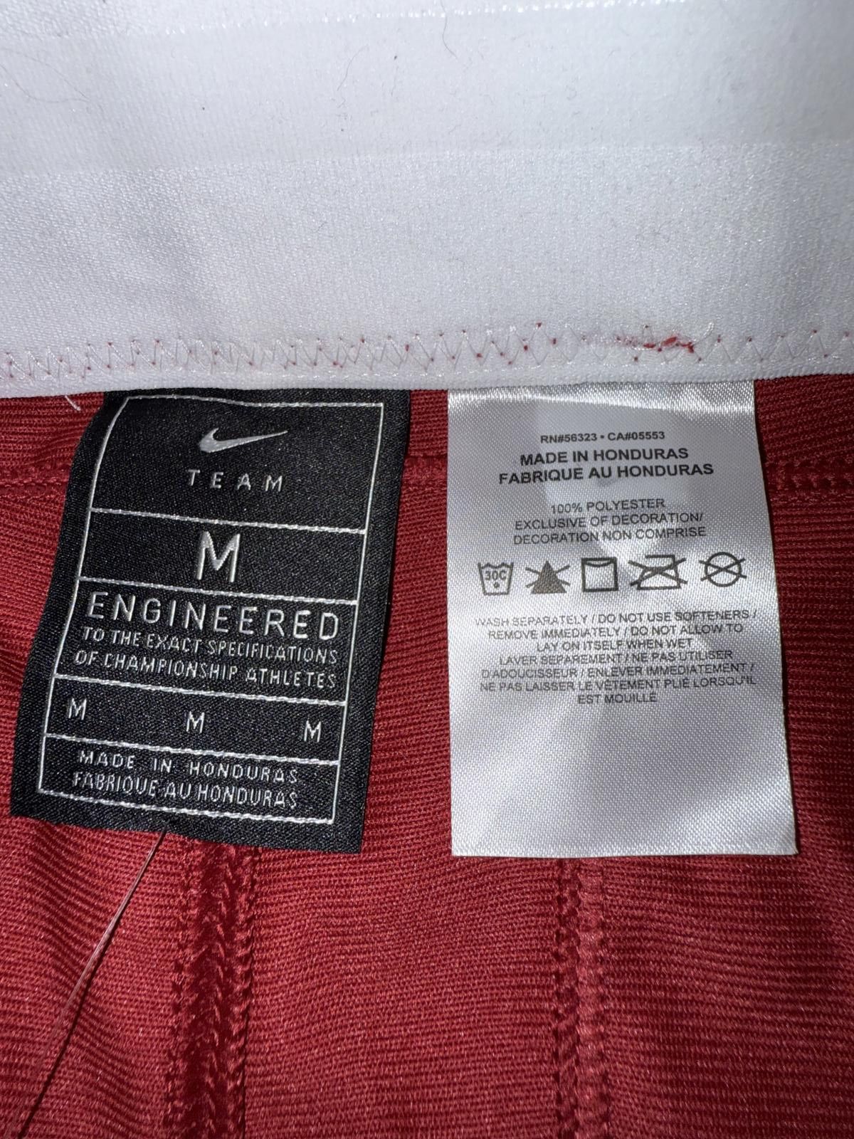 Nike Nike Men’s Team Issued Oklahoma Sooners Football Team Red Pants Sample Size US 32 / EU 48 - 5 Thumbnail