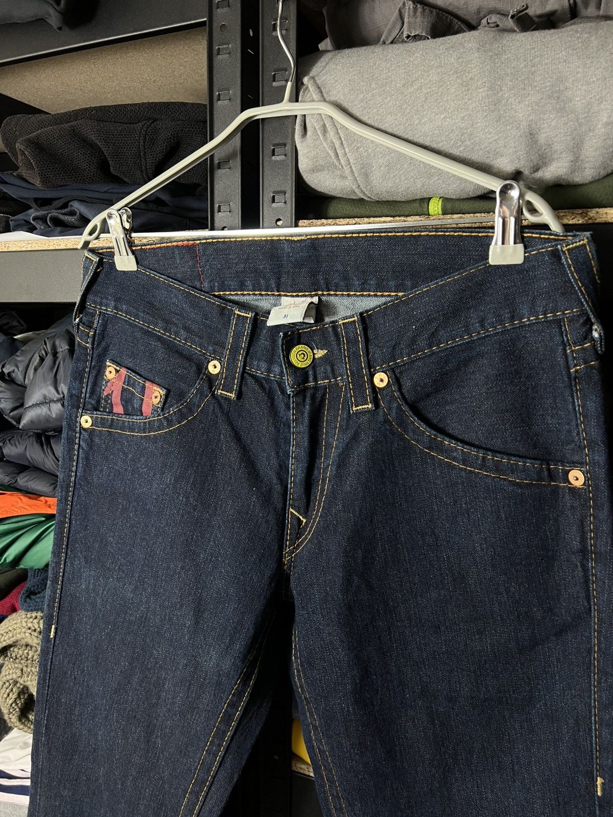 True Religion True Religion Big Logo Pocket Jeans USA Denim Y2K Size 31 Size US 31 - 8 Thumbnail