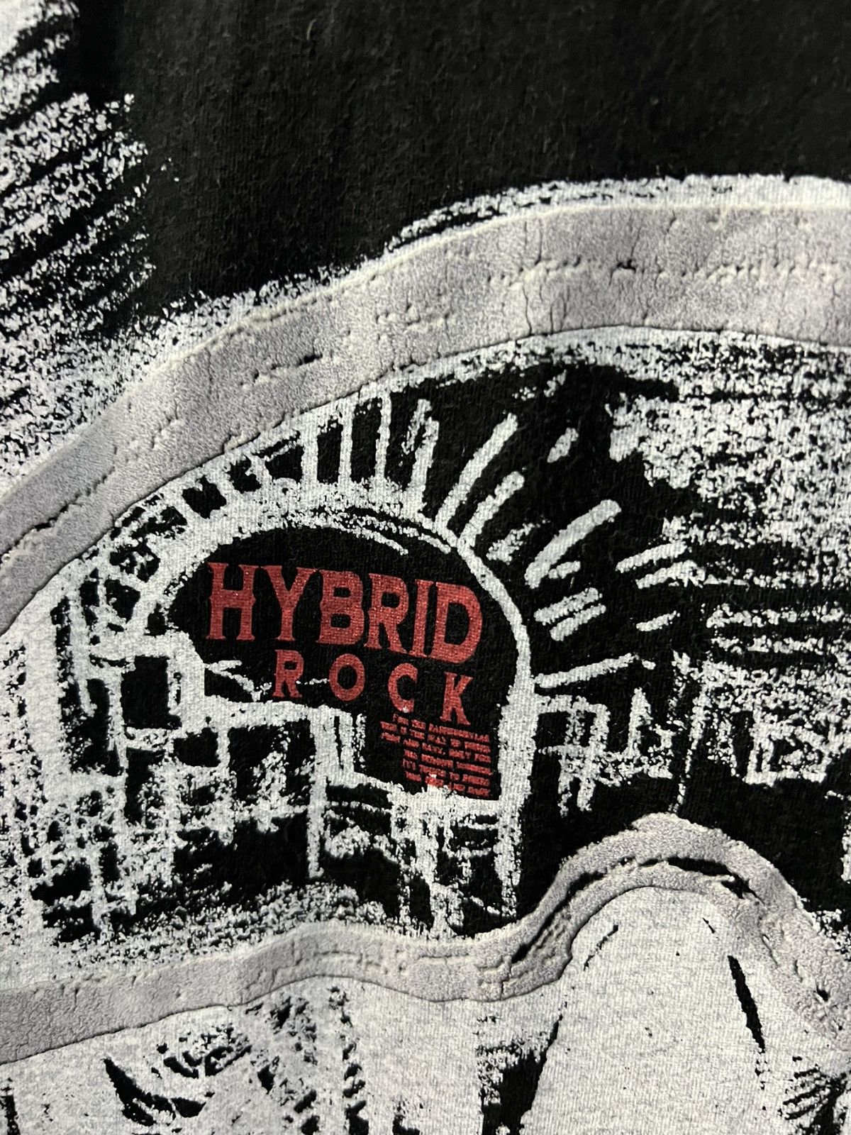 If Six Was Nine × Japanese Brand × Vintage Vintage Hybrid Rock Live Out Bikers Rock Style Tee Size S / US 4 / IT 40 - 4 Thumbnail