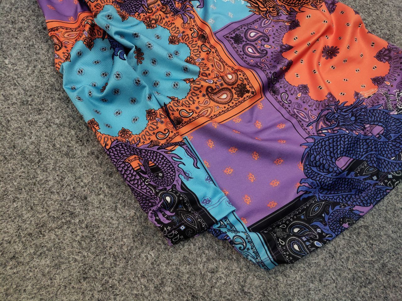 Jaded London Jaded London Mini Dress Bandana Dragon Multicolor Long sleev Size XS / US 0-2 / IT 36-38 - 6 Thumbnail