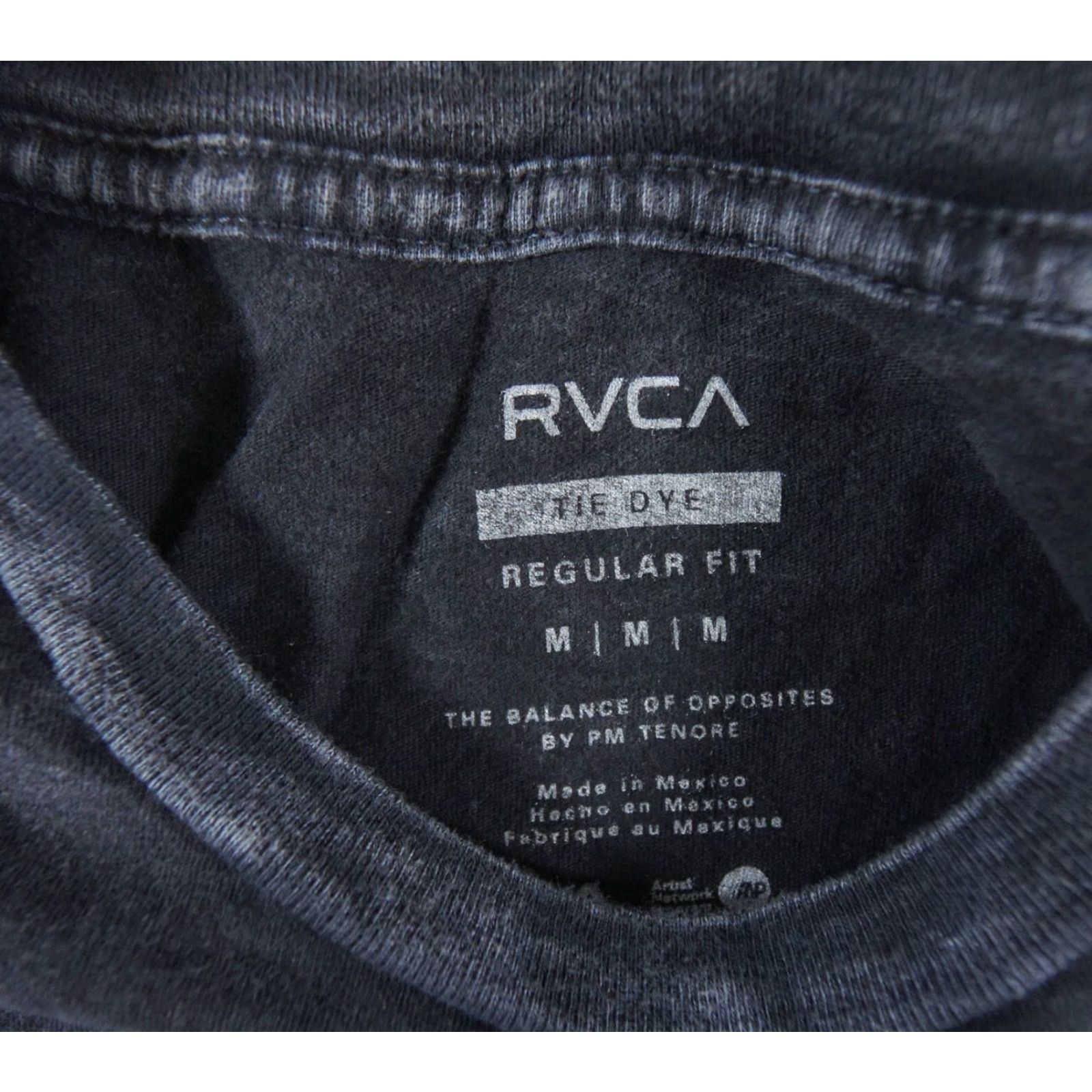 RVCA VINTAGE RVCA Shirt Mens Medium Long Sleeve Crew Neck Black Streetwear Tee Adults Size US M / EU 48-50 / 2 - 5 Thumbnail