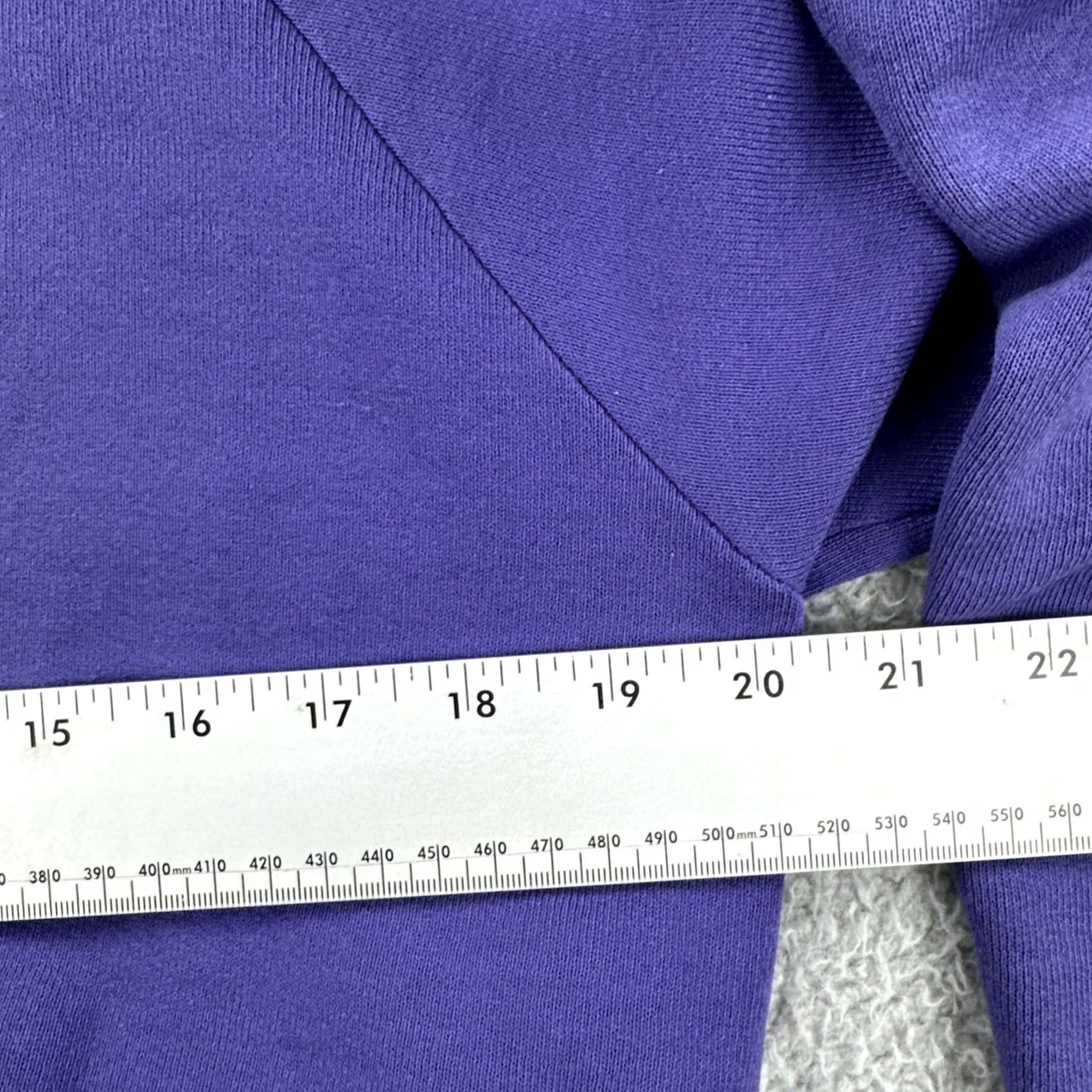 Fruit Of The Loom VINTAGE Fruit Of The Loom Purple Raglan Sweatshirt Womens M USA 90s Size M / US 6-8 / IT 42-44 - 7 Thumbnail