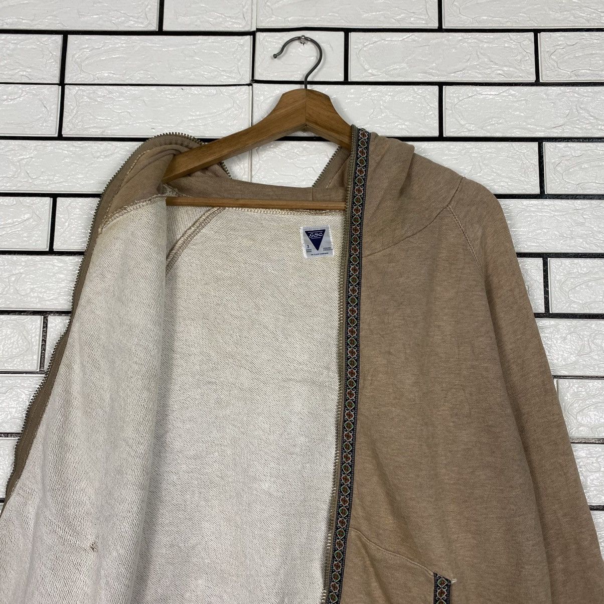 Hysteric Glamour 📌Vintage Zipper Sweater Go Slow Caravan Patchwork Size US M / EU 48-50 / 2 - 13 Thumbnail