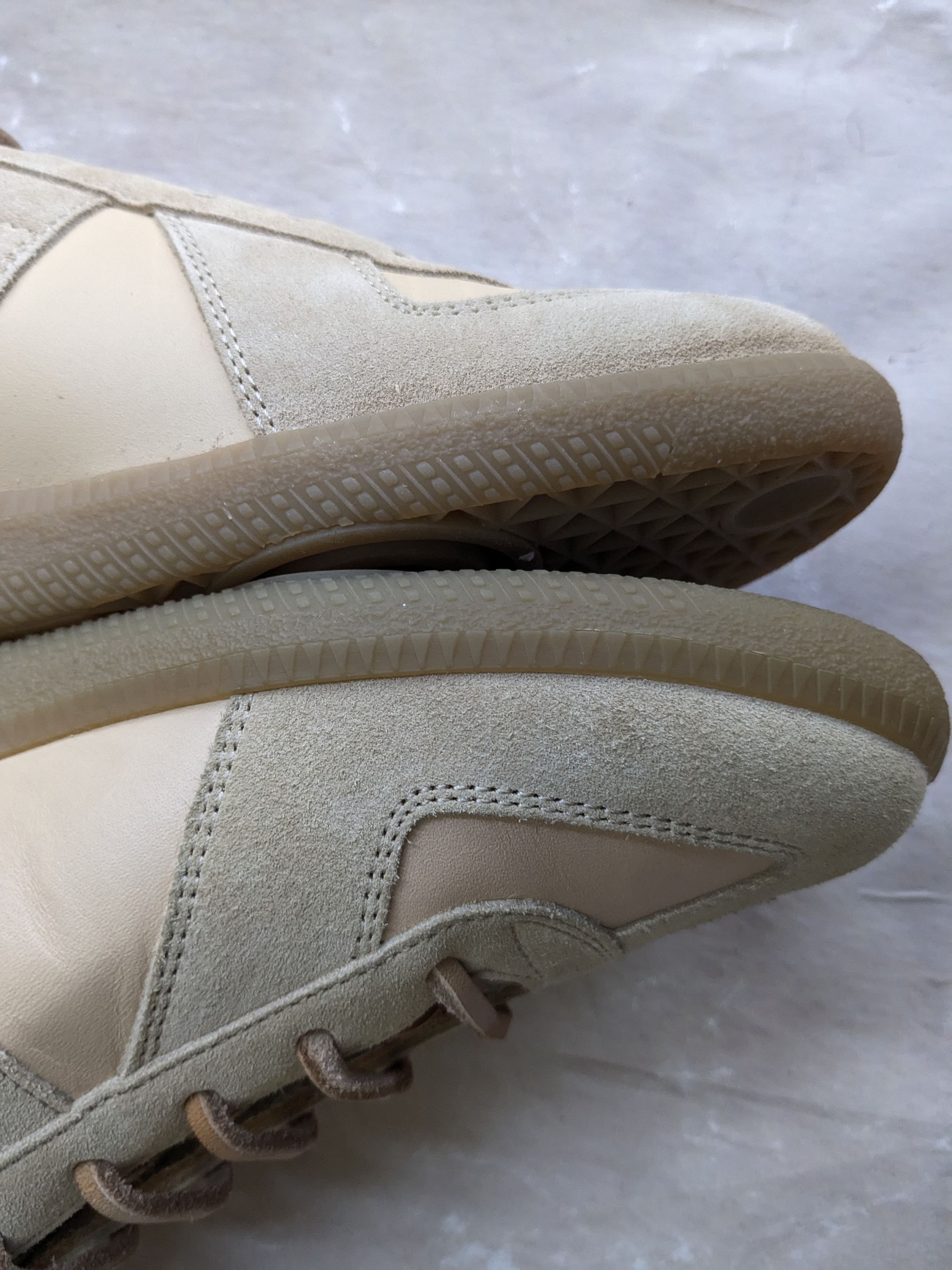Maison Margiela Maison Margiela GAT Replica 7 40 Tan Suede Leather Size US 7 / EU 40 - 16 Thumbnail