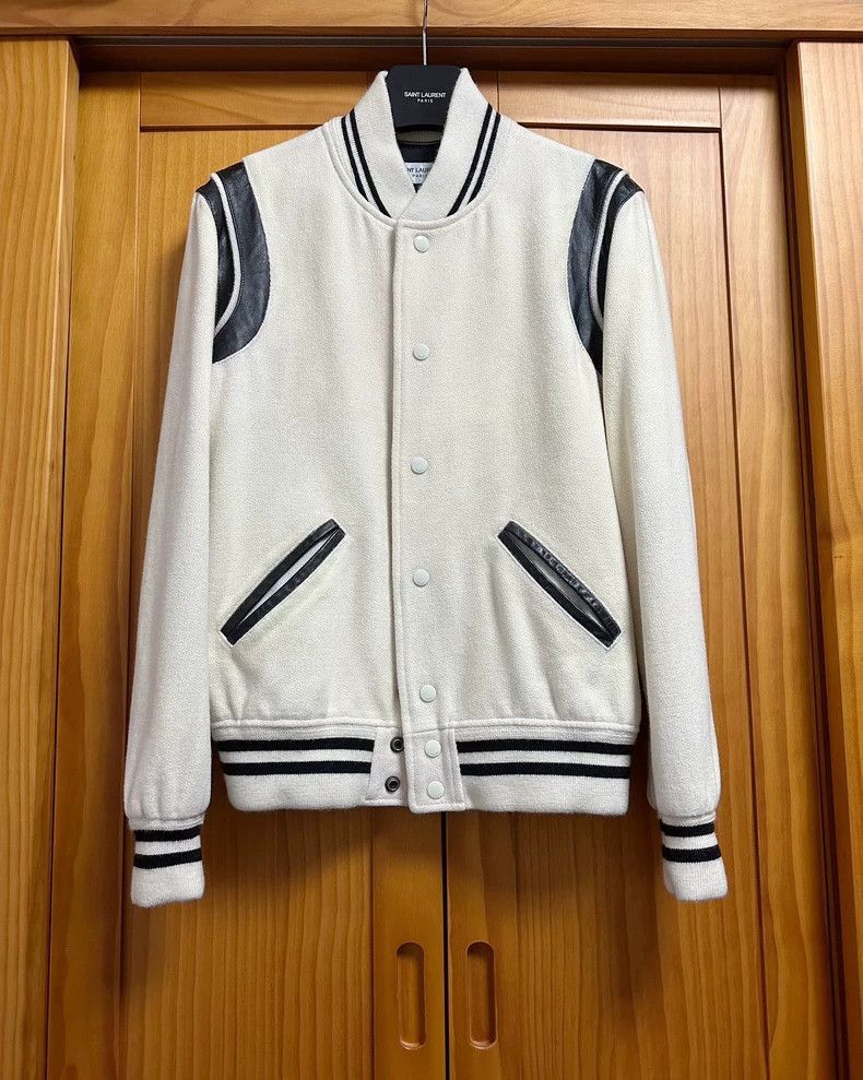 Saint Laurent Paris Saint Laurent Paris Classic baseball jacket-2506 Size US S / EU 44-46 / 1 - 1 Thumbnail