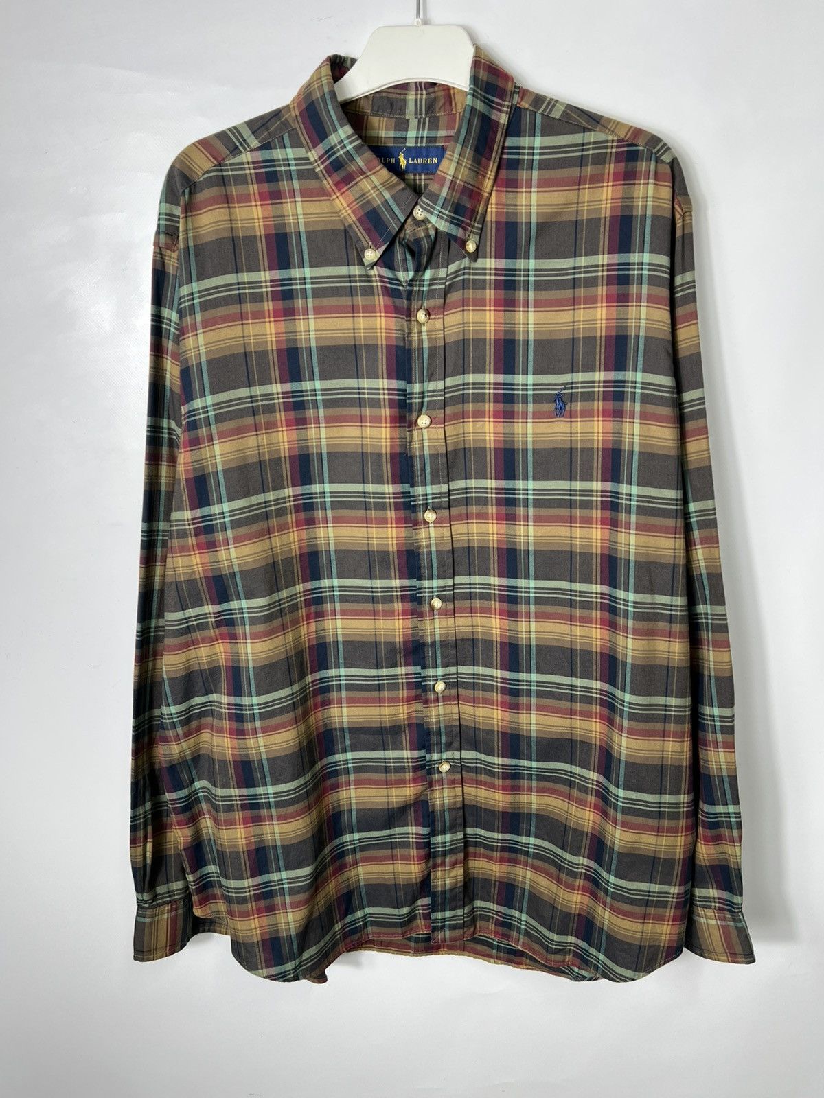 Polo Ralph Lauren Vintage streetwear y2k Polo Ralph Lauren Plaid button shirt Size US XL / EU 56 / 4 - 1 Thumbnail