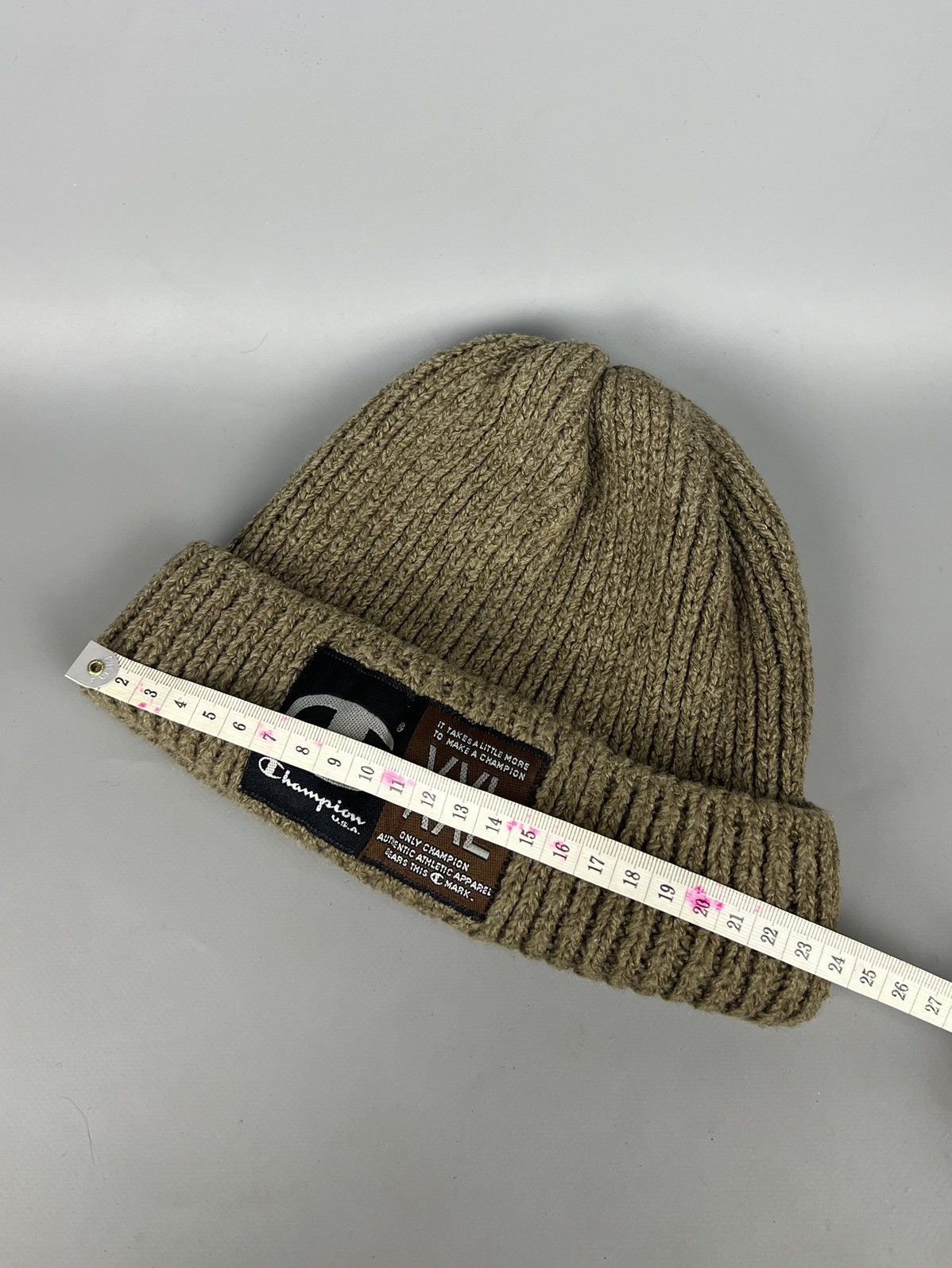 Champion Vintage Champion big logo beanie hat Size ONE SIZE - 3 Thumbnail