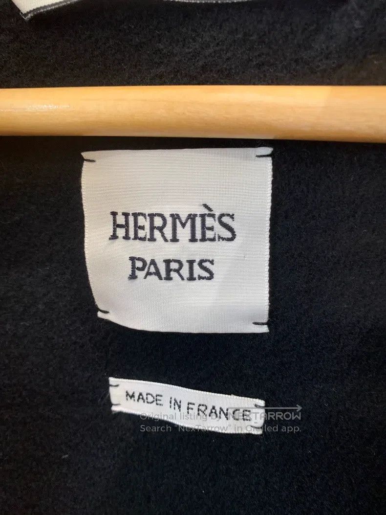 Hermes Hermes Navy Blue Cashmere Overcoat Size XS / US 0-2 / IT 36-38 - 3 Thumbnail