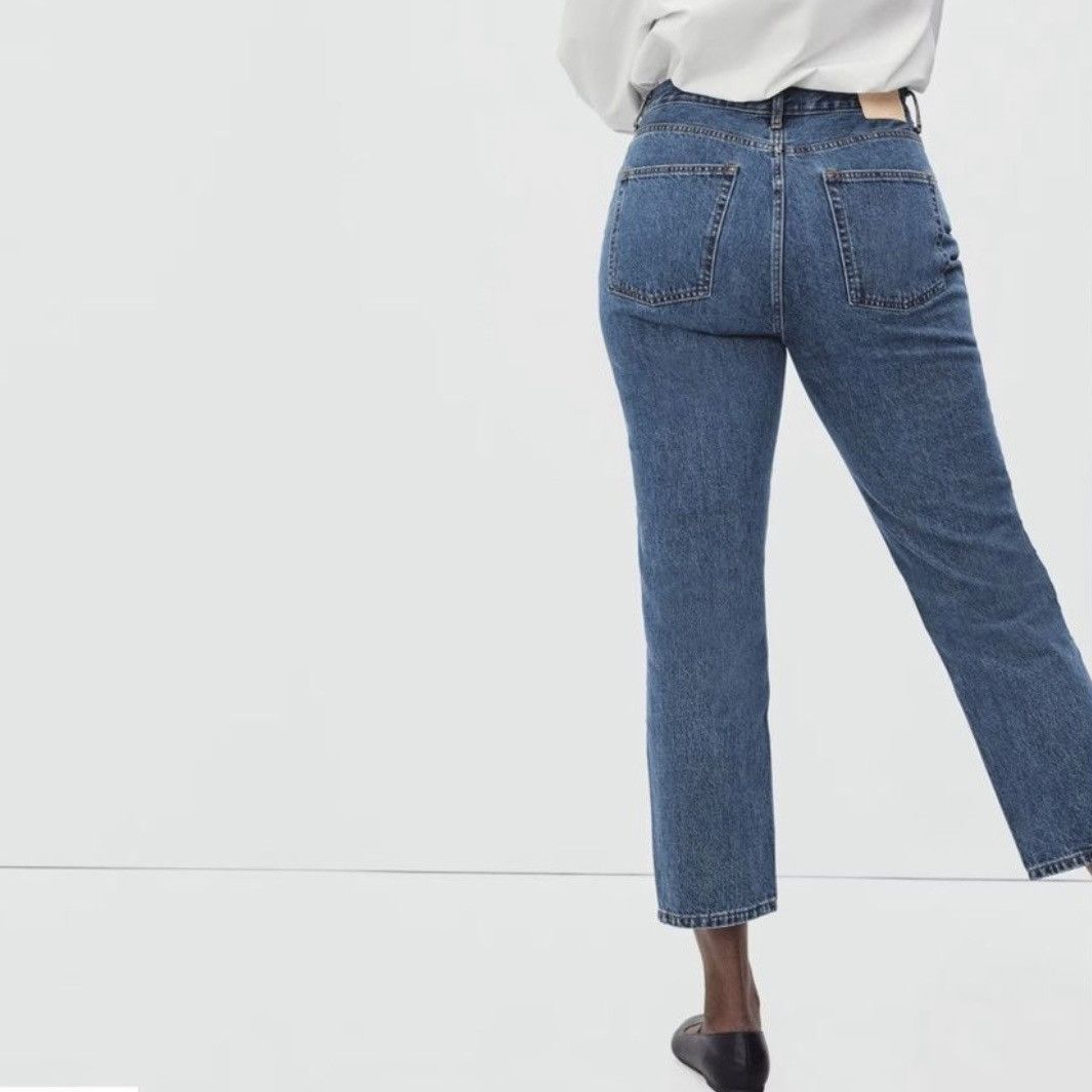 Everlane EVERLANE High Waisted Button Fly The 90s Cheeky Cropped Jean Size 26" / US 2 / IT 38 - 3 Thumbnail