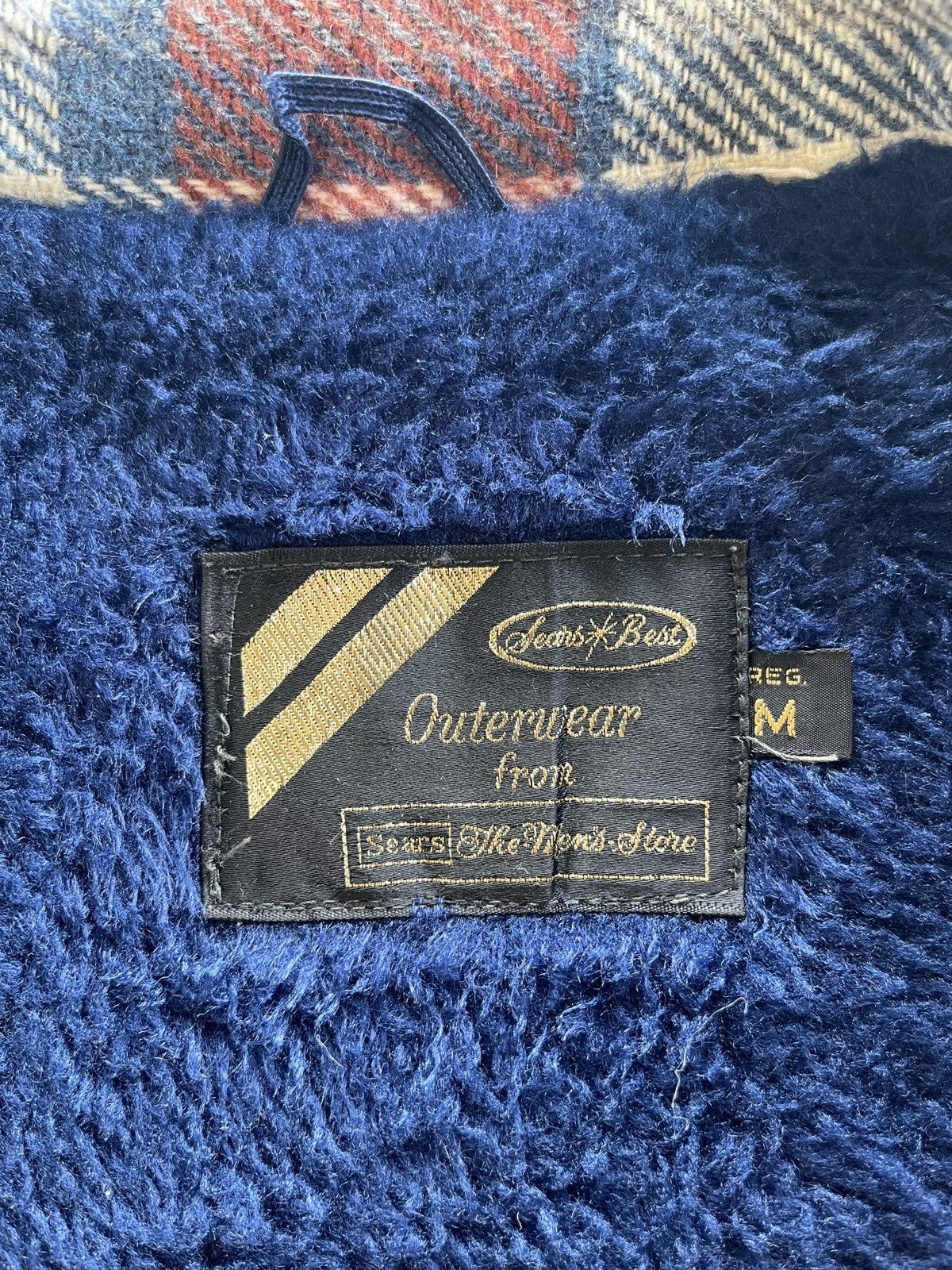 Sears 70s Sears Wool Plaid Sherpa Lining Jacket Size US M / EU 48-50 / 2 - 11 Thumbnail