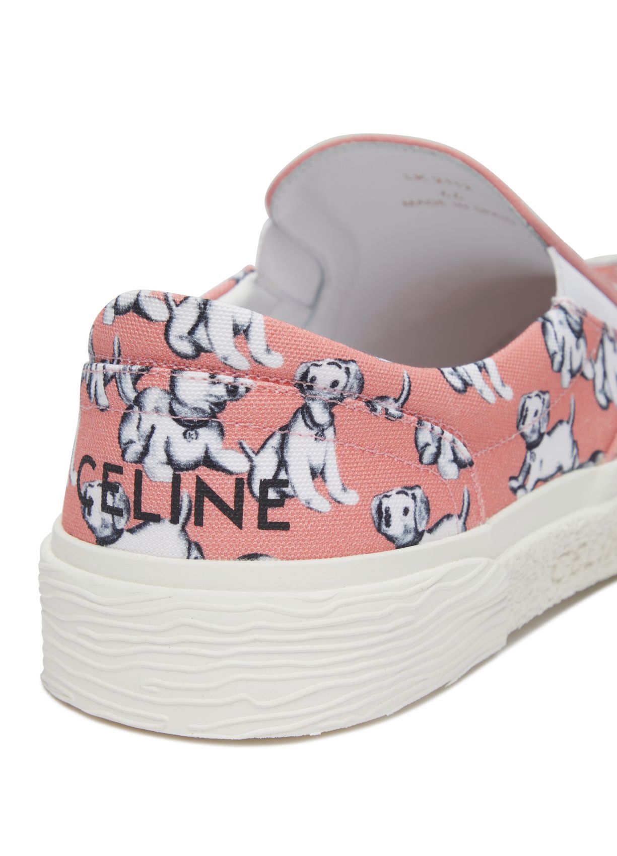 Celine o1bcso1str0724 Flat Slip On 05 "Brain Printed in Pink/White Size US 12 / EU 45 - 6 Thumbnail
