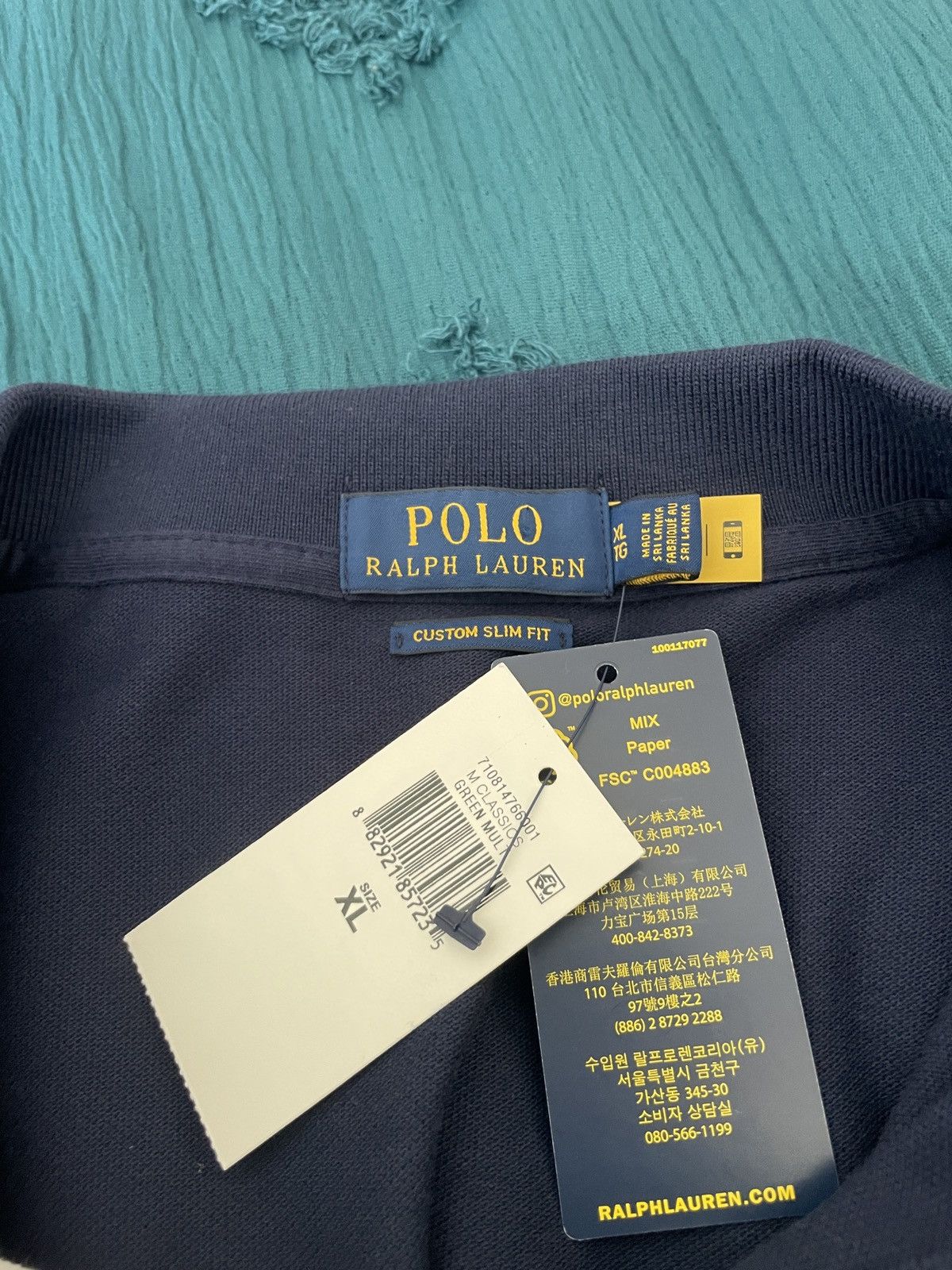 Polo Ralph Lauren RL County Riders & Jockeys Club Crest Polo nwt 115.00 Size US XL / EU 56 / 4 - 11 Thumbnail