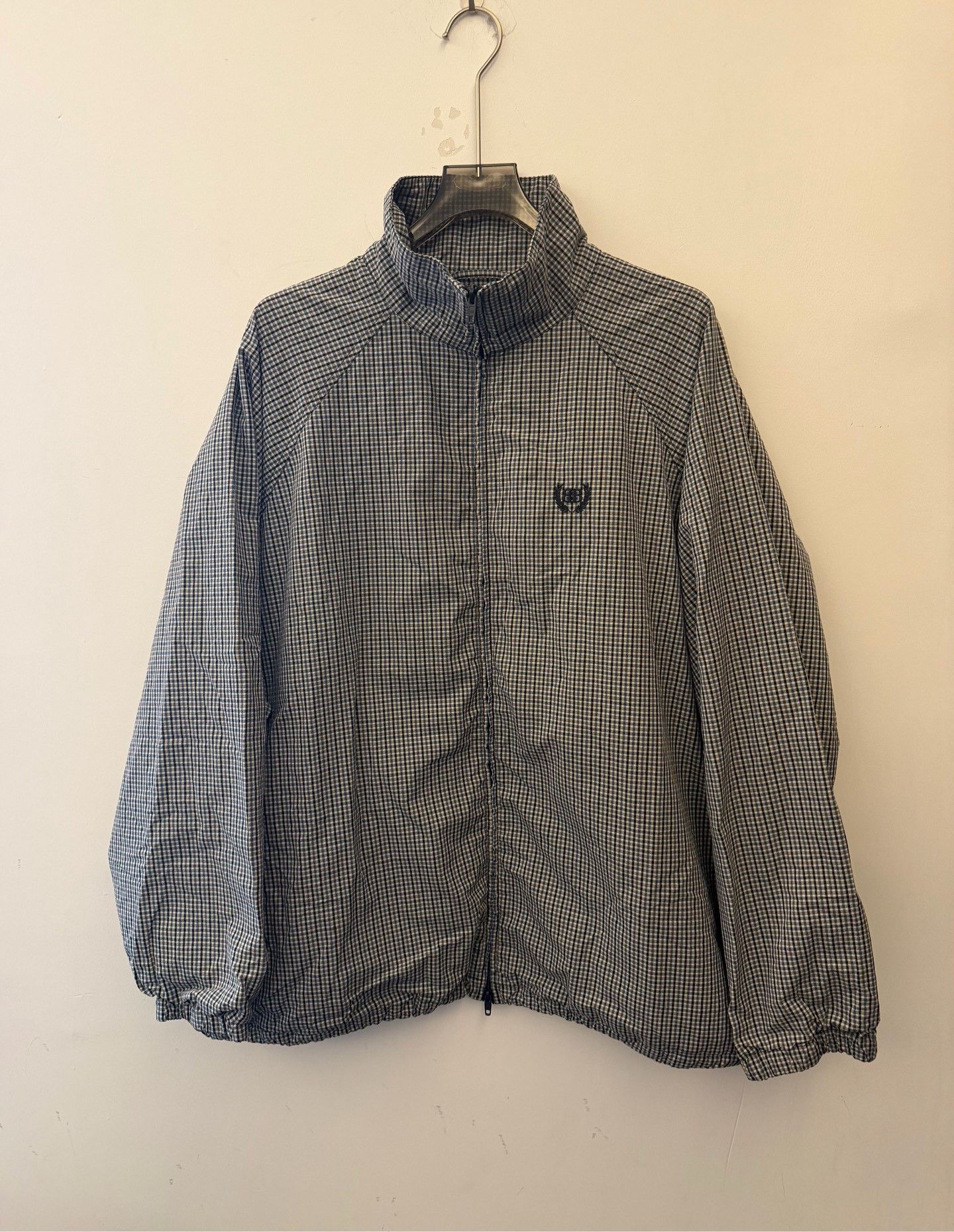 Balenciaga Balenciaga Check Embroidered Laurel Jacket Size 2 Size US M / EU 48-50 / 2 - 1 Thumbnail