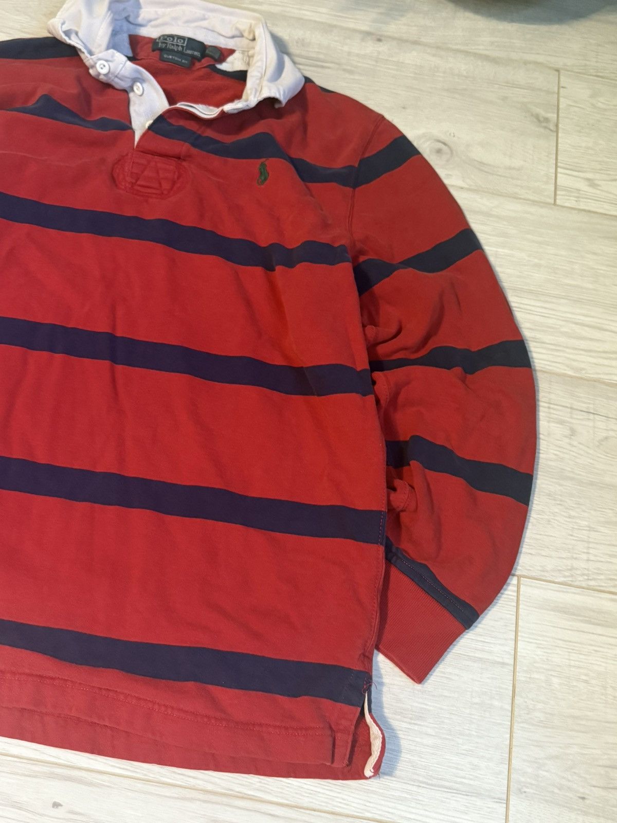 Polo Ralph Lauren Vintage Polo Ralph Lauren striped rugby shirt Size US L / EU 52-54 / 3 - 2 Thumbnail