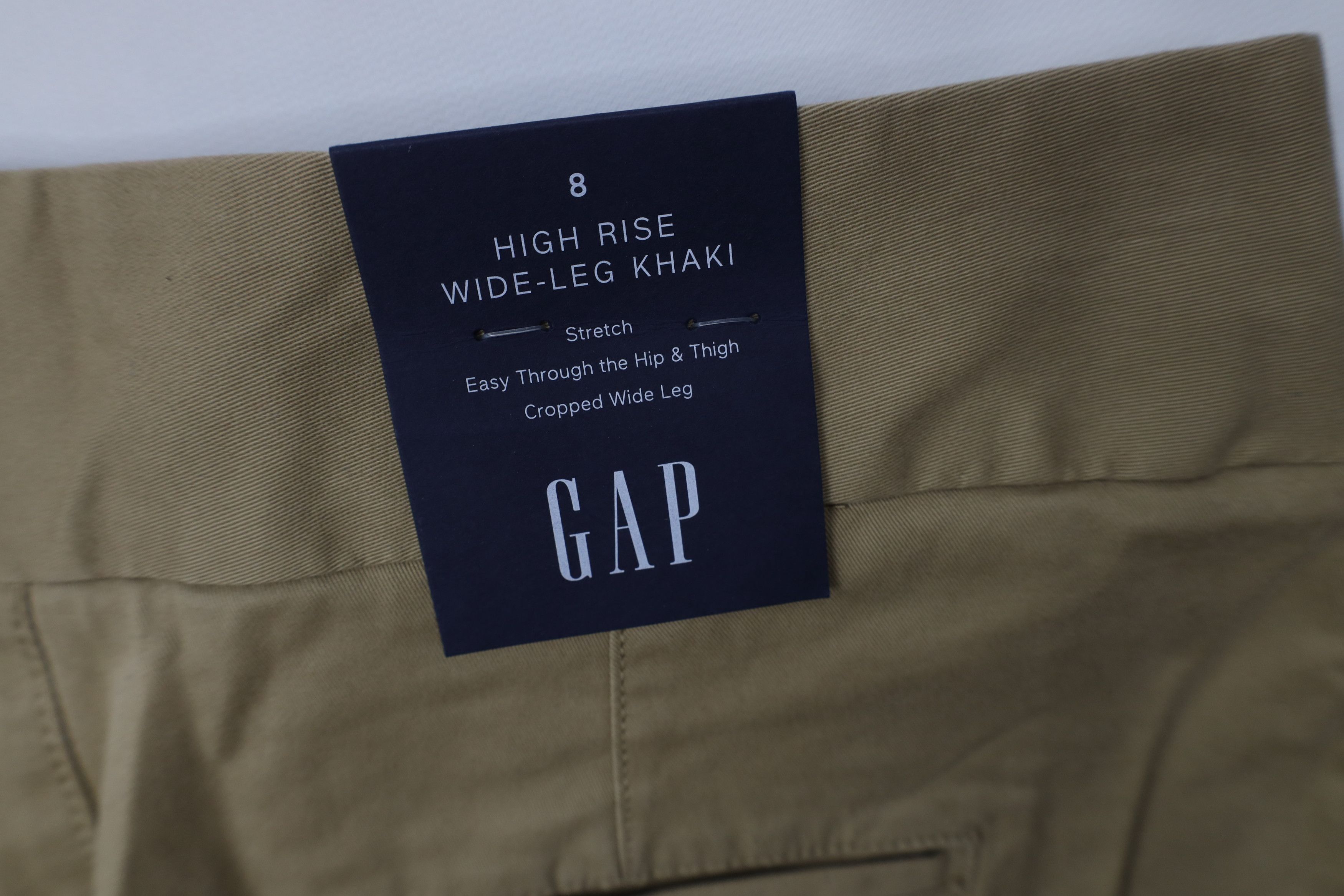 Gap Deadstock Vintage Y2K Gap High Rise Cropped Wide Leg Pants Size 30" / US 8 / IT 44 - 12 Thumbnail