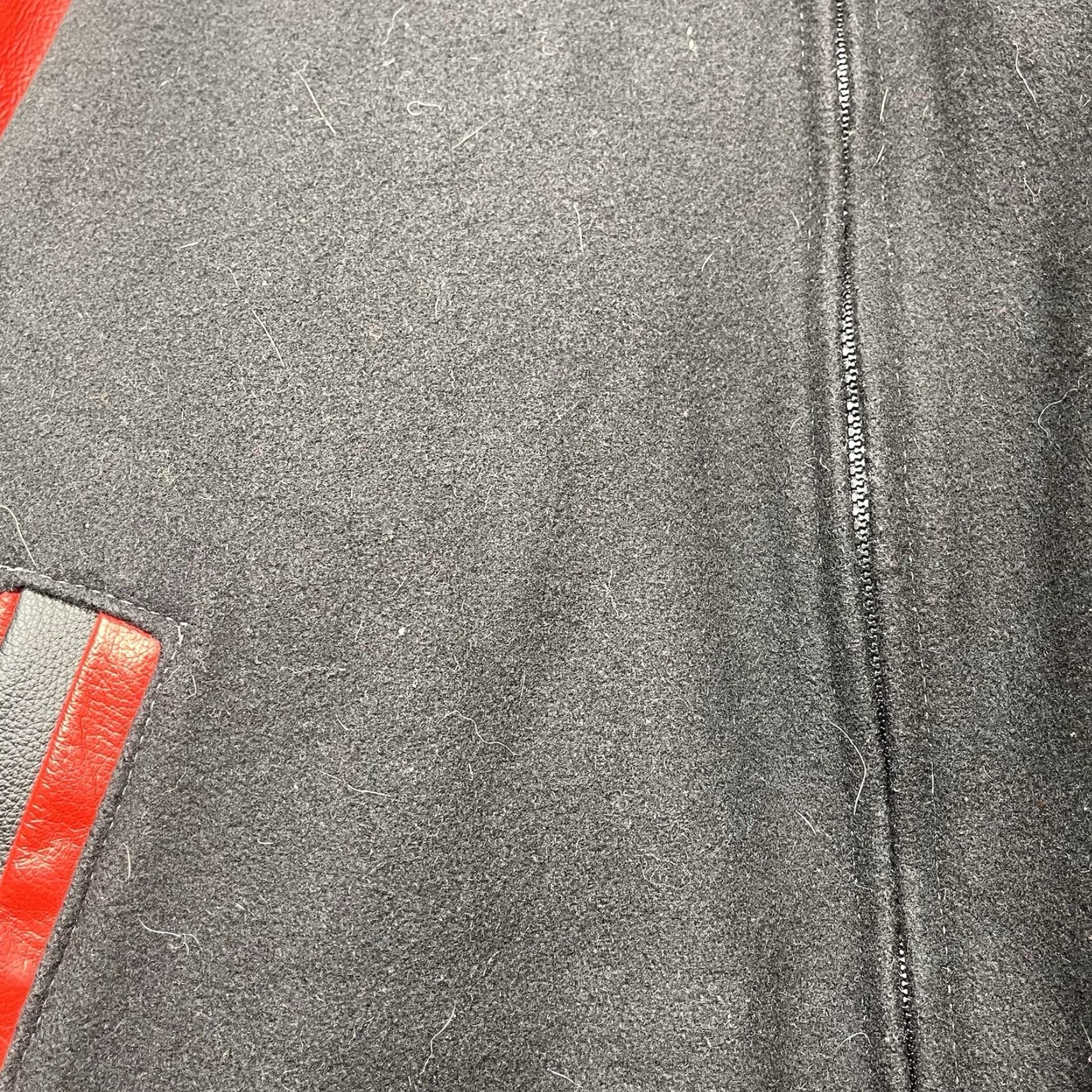 Vintage VINTAGE Reed Varsity Jacket Mens 3XL Black Wool Leather Embroidered Cummins USA Full Zip Size US XXL / EU 58 / 5 - 4 Thumbnail