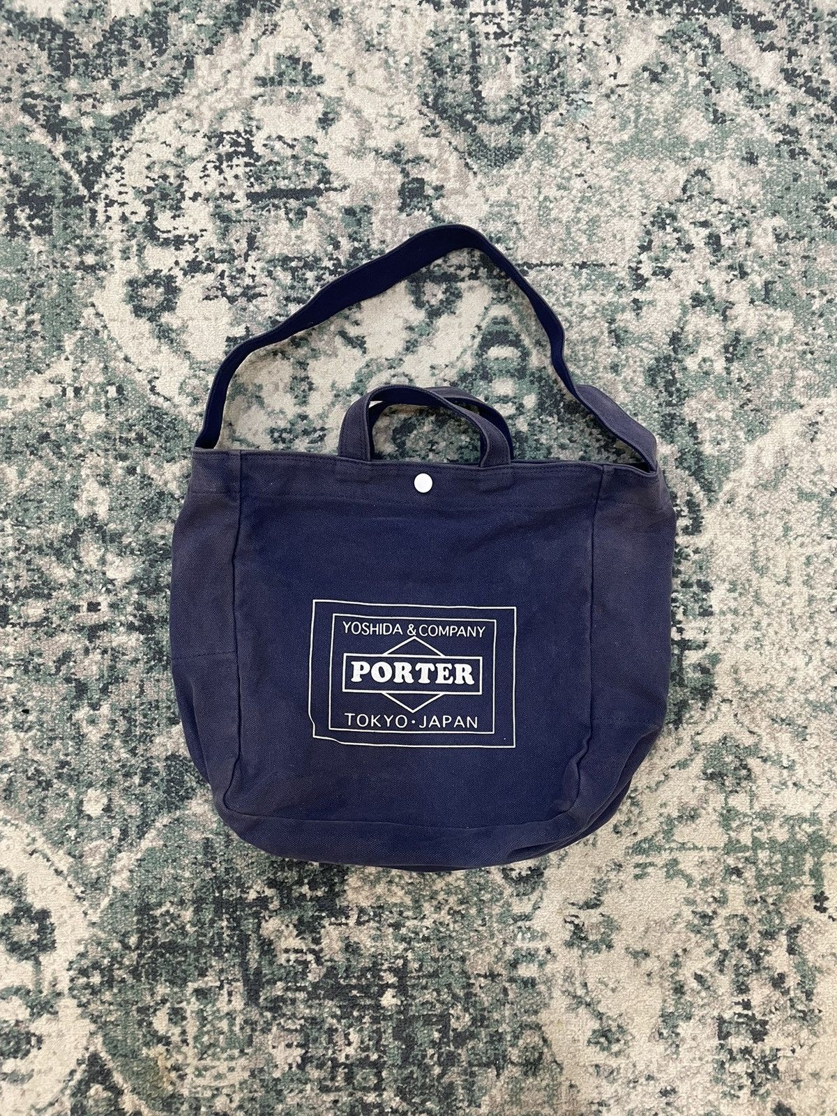 Porter Yoshida Porter Tokyo X Lower Case Blue Logo Sling Bag Size ONE SIZE - 2 Thumbnail