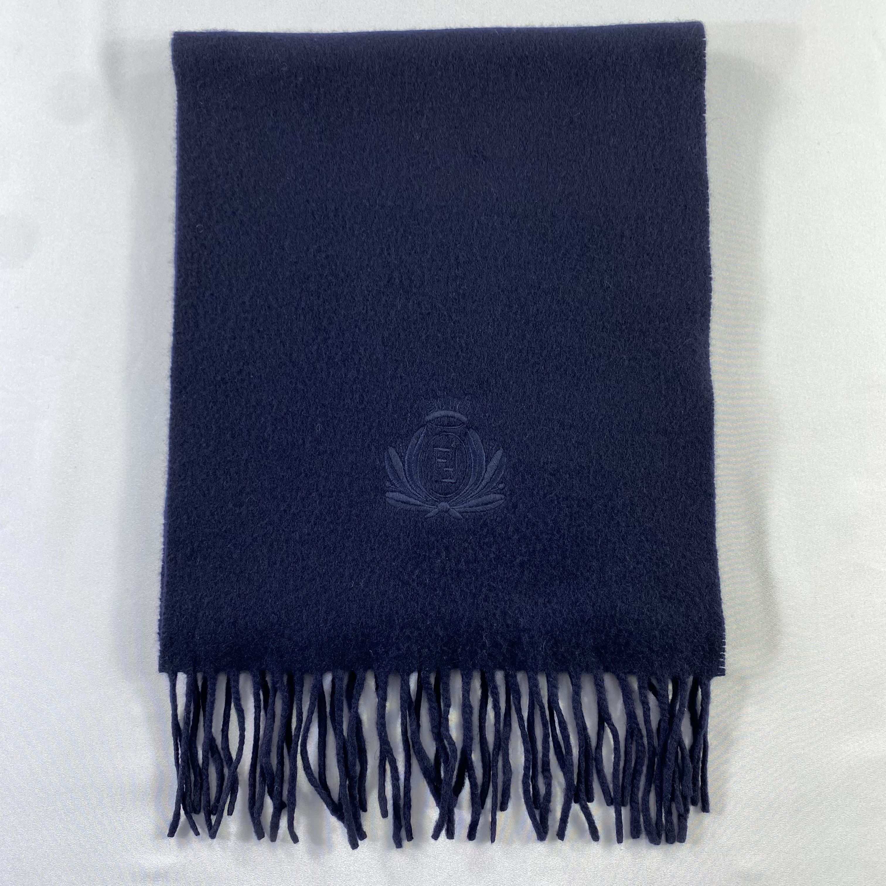 Fendi × Vintage Fendi Scarf Plain Neck Wrap Wool Muffler Size ONE SIZE - 2 Thumbnail