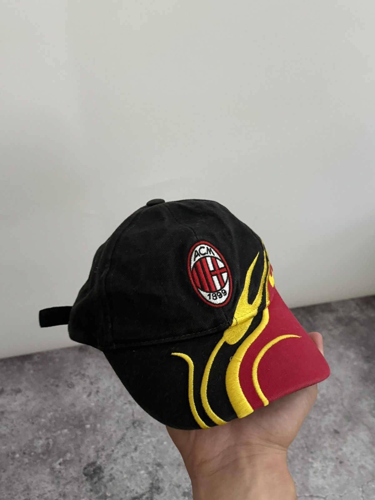 Vintage Vintage football Milan FC cap hats Size ONE SIZE - 1 Thumbnail