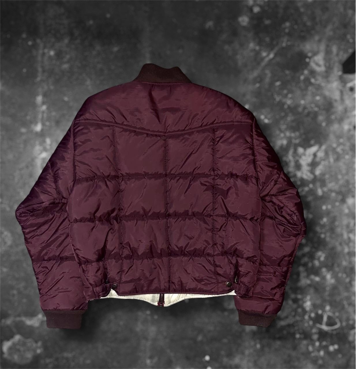Japanese Brand × Vintage Vintage Cherry Quilted Nylon Street Bomber Jacket Outdoor Size US L / EU 52-54 / 3 - 5 Thumbnail
