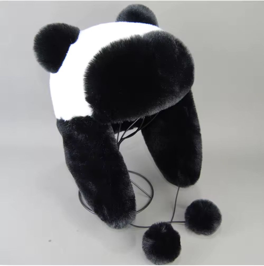 Vintage Unisex Faux Fur Rabbit Bomber Hat Size ONE SIZE - 1 Thumbnail