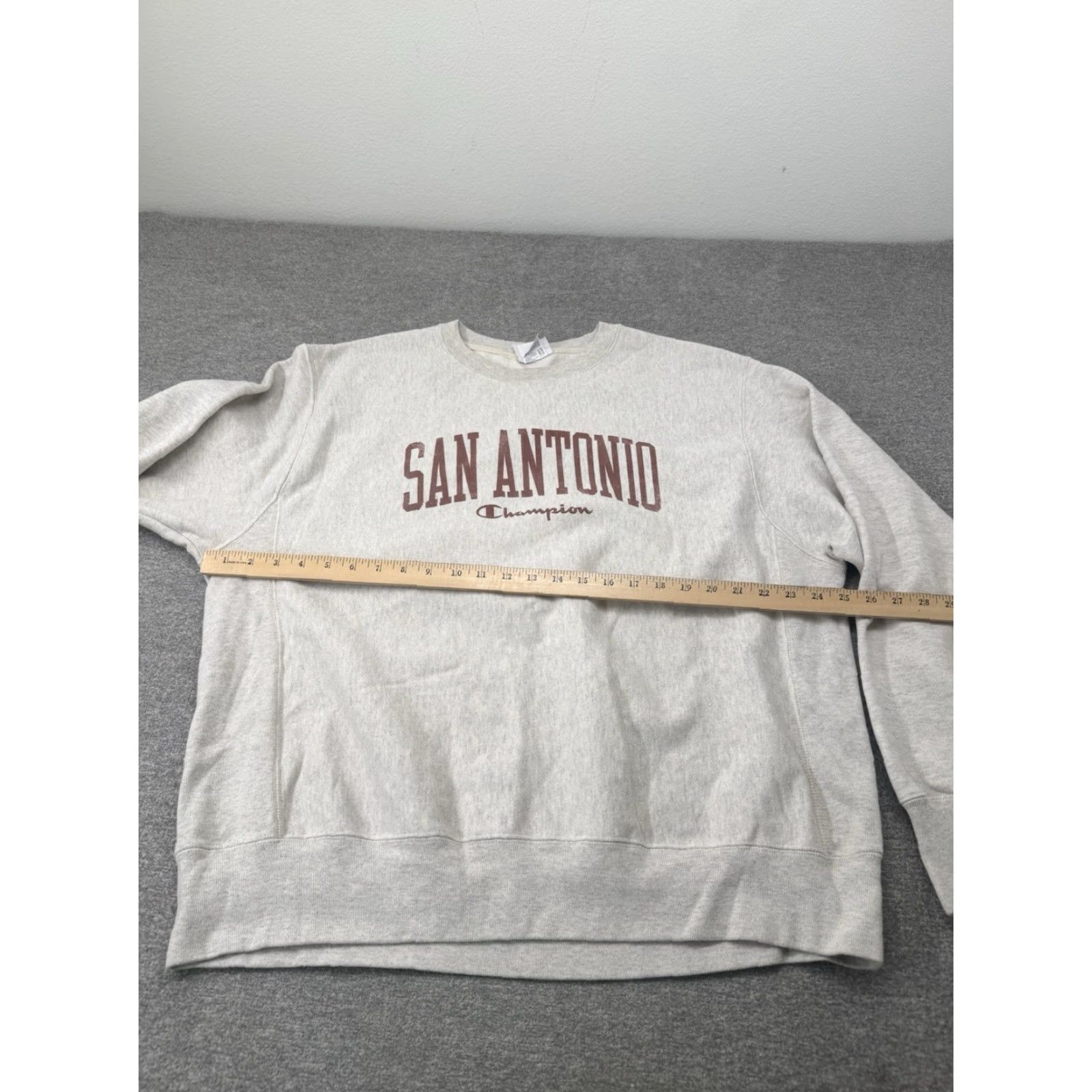 Champion VINTAGE Champion Reverse Weave Sweatshirt Mens XL Pullover San Antonio Gray Graphic Print Crewneck Size US XL / EU 56 / 4 - 5 Thumbnail