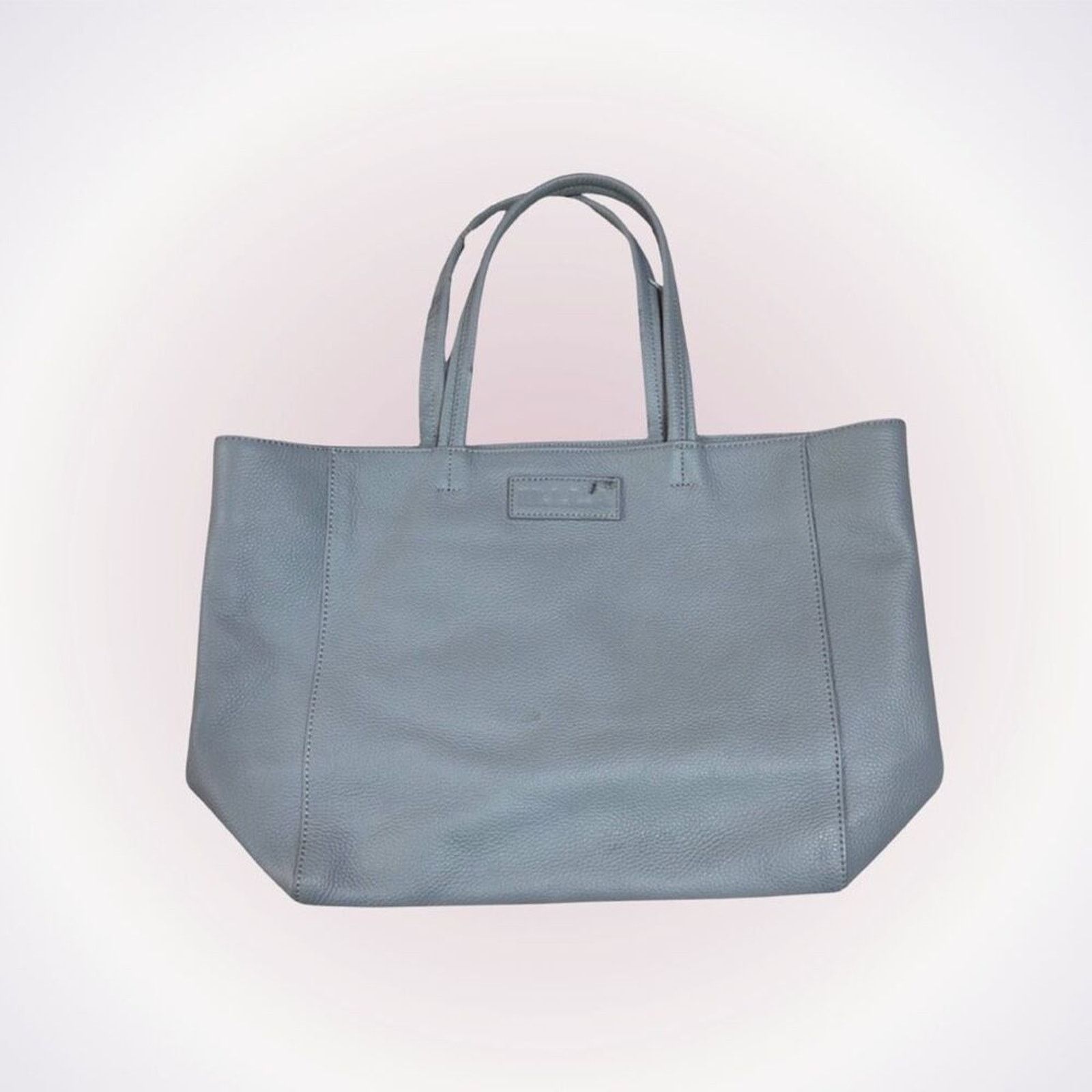 Other M.I.L.A. "Shark Gray" Leather Shoulder Tote | Sz OS Size ONE SIZE - 1 Thumbnail