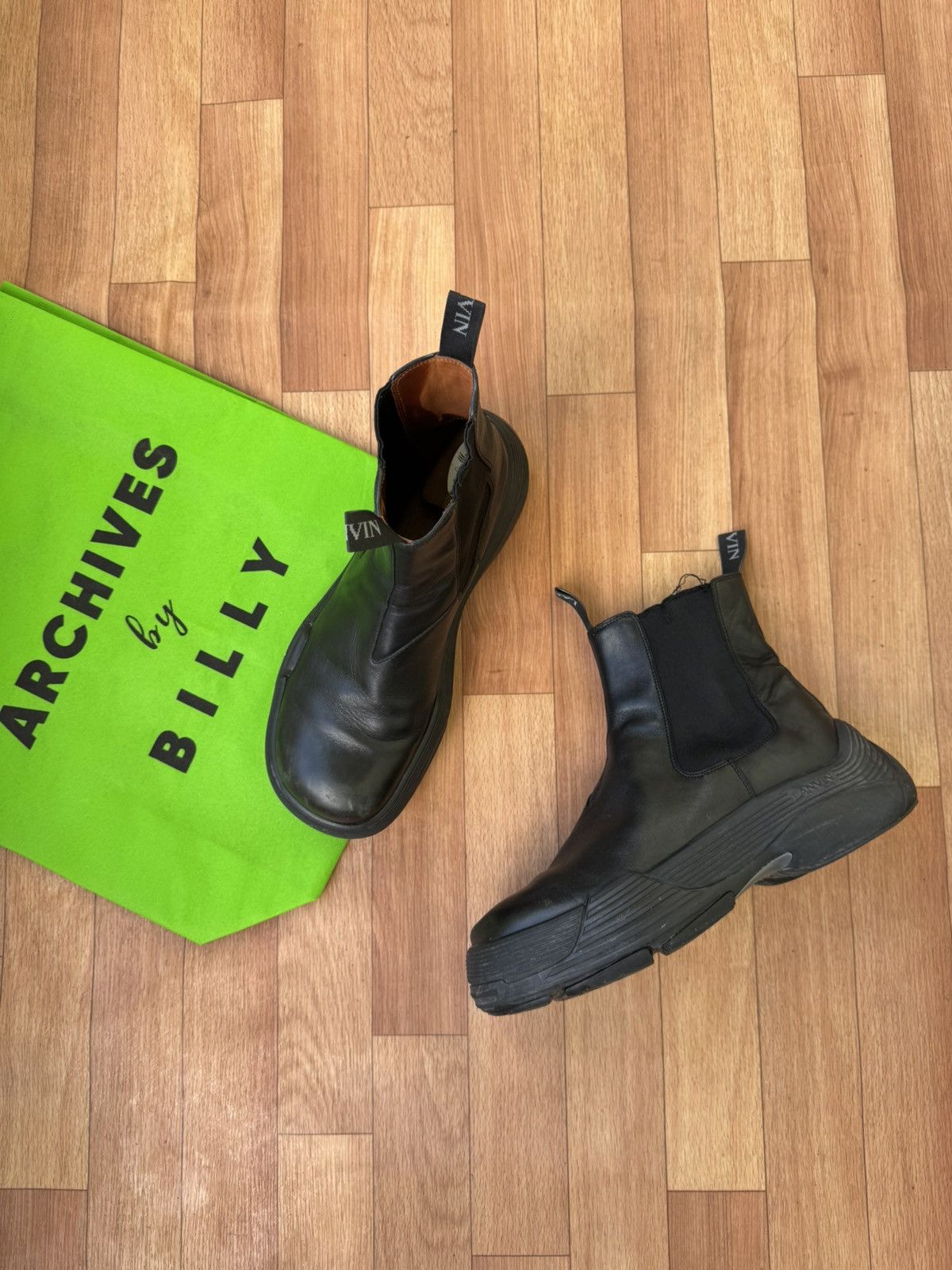 Lanvin 🕷️💥 Lanvin Bold Chelsea Boots Size US 10 / EU 43 - 1 Thumbnail