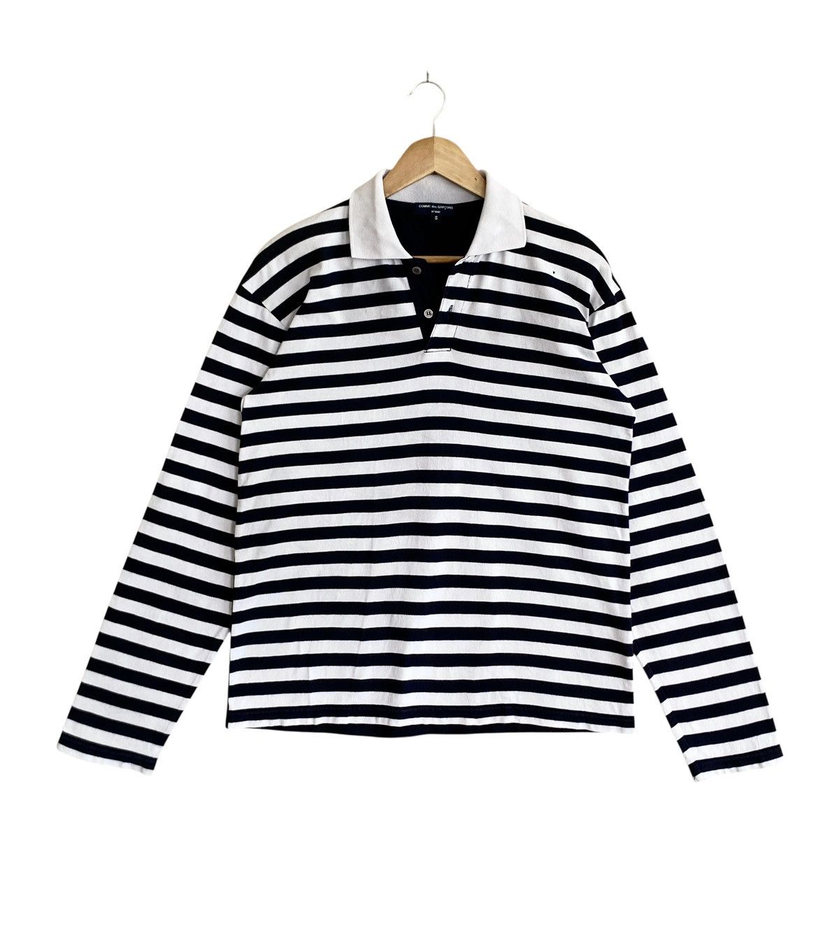Comme des Garcons Homme Very Rare Vintage Comme Des Garcons Homme Stripe Shirt 1990s Size US S / EU 44-46 / 1 - 1 Thumbnail