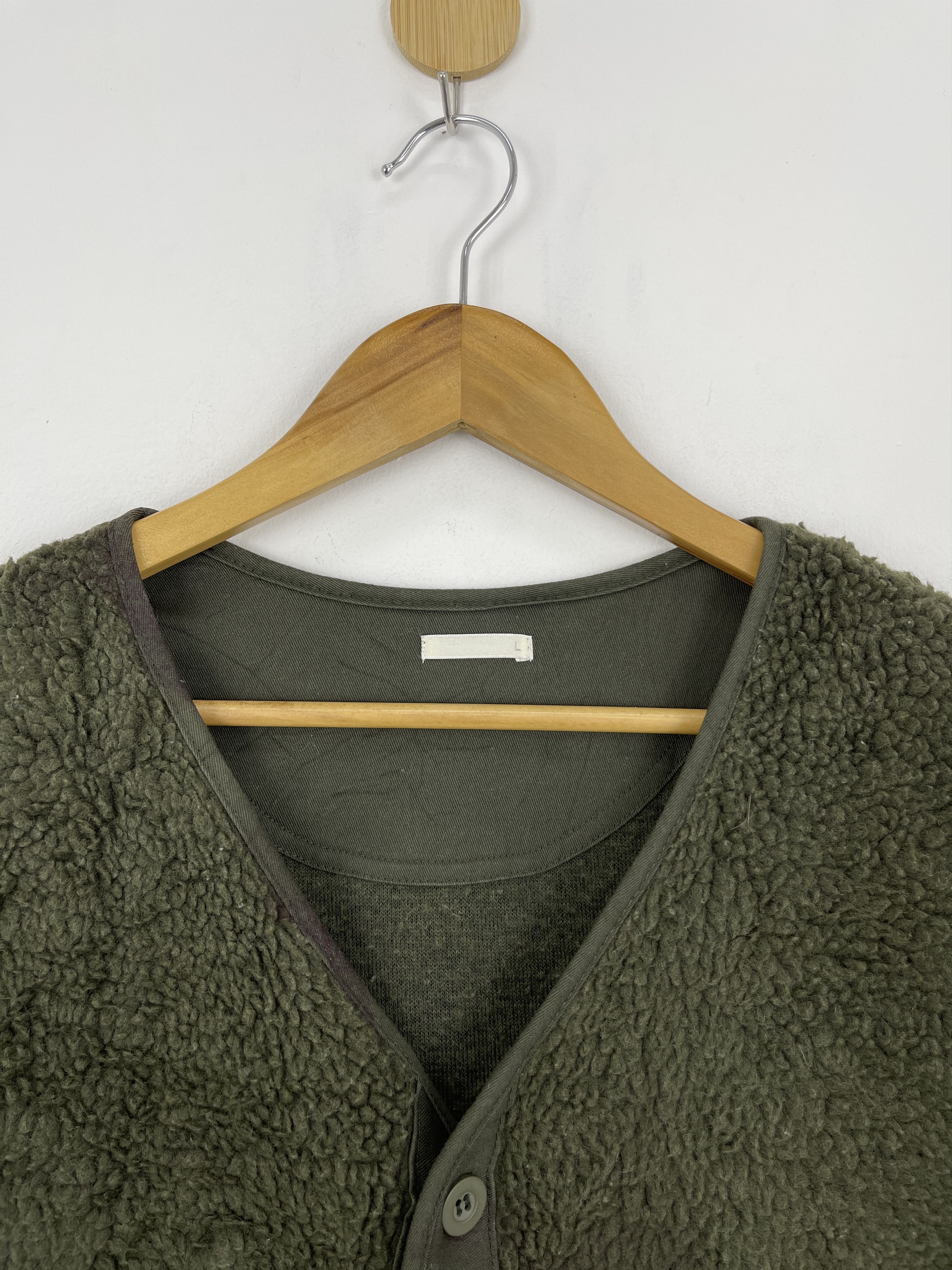 GU Vintage Uniqlo GU Snap Button Fleece Jacket JA0007 Size US L / EU 52-54 / 3 - 5 Thumbnail