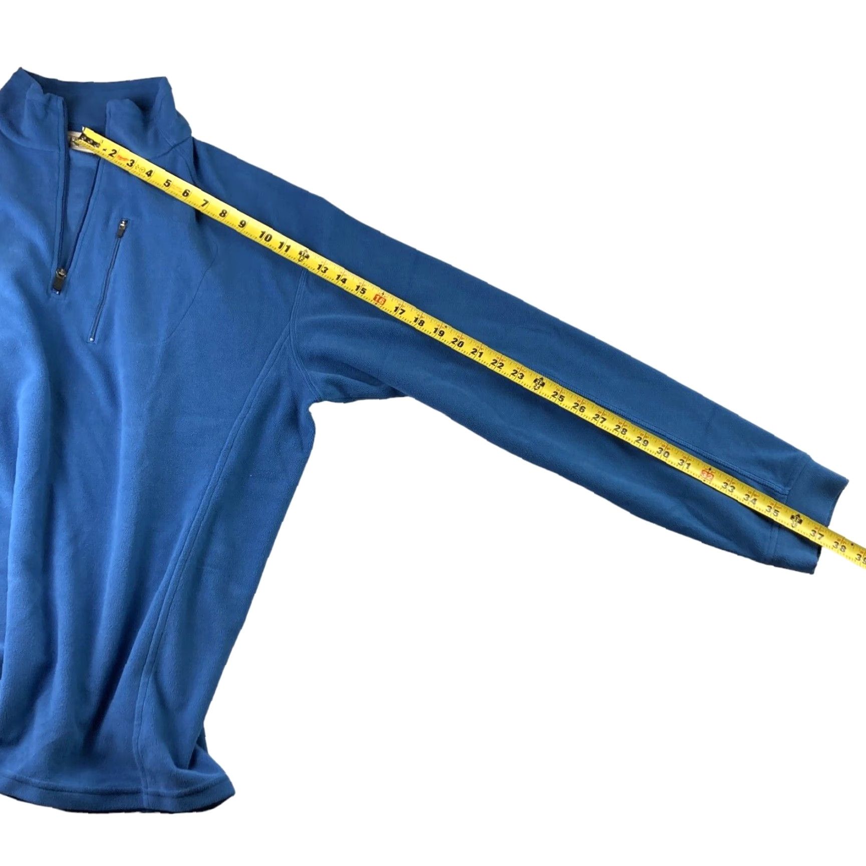 Vintage L.L. Bean Jacket Pullover 1/4 Zip Fleece Blue XL Men’s Regular Size Size US XL / EU 56 / 4 - 6 Thumbnail