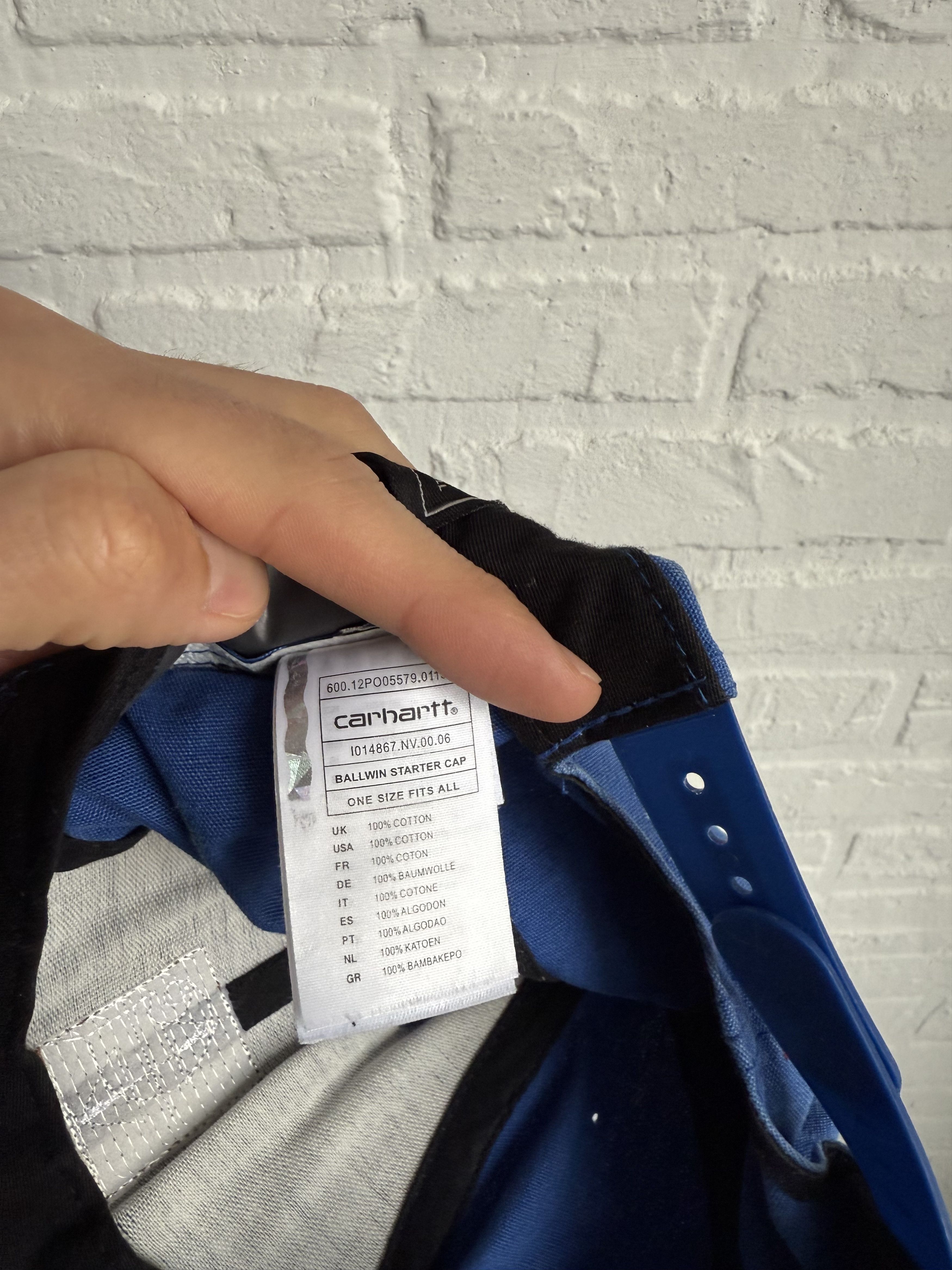 Carhartt × Starter Carhartt Ballwin Starter Cap In Nautic Blue Light Canvas Size ONE SIZE - 7 Thumbnail
