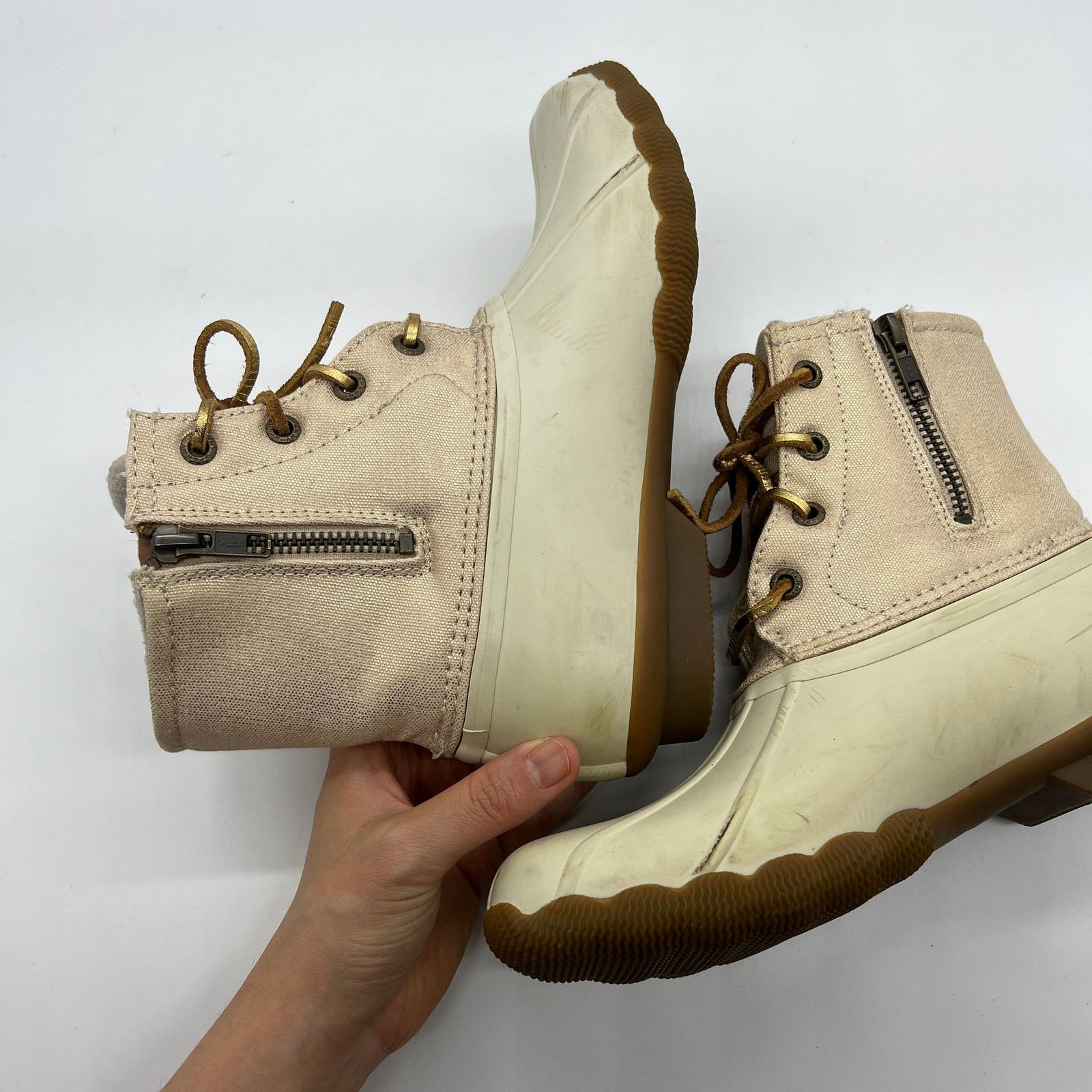 Sperry Sperry Boot Women Size 6 Medium Top Sider SaltWater Boots Size US 6 / IT 36 - 7 Thumbnail