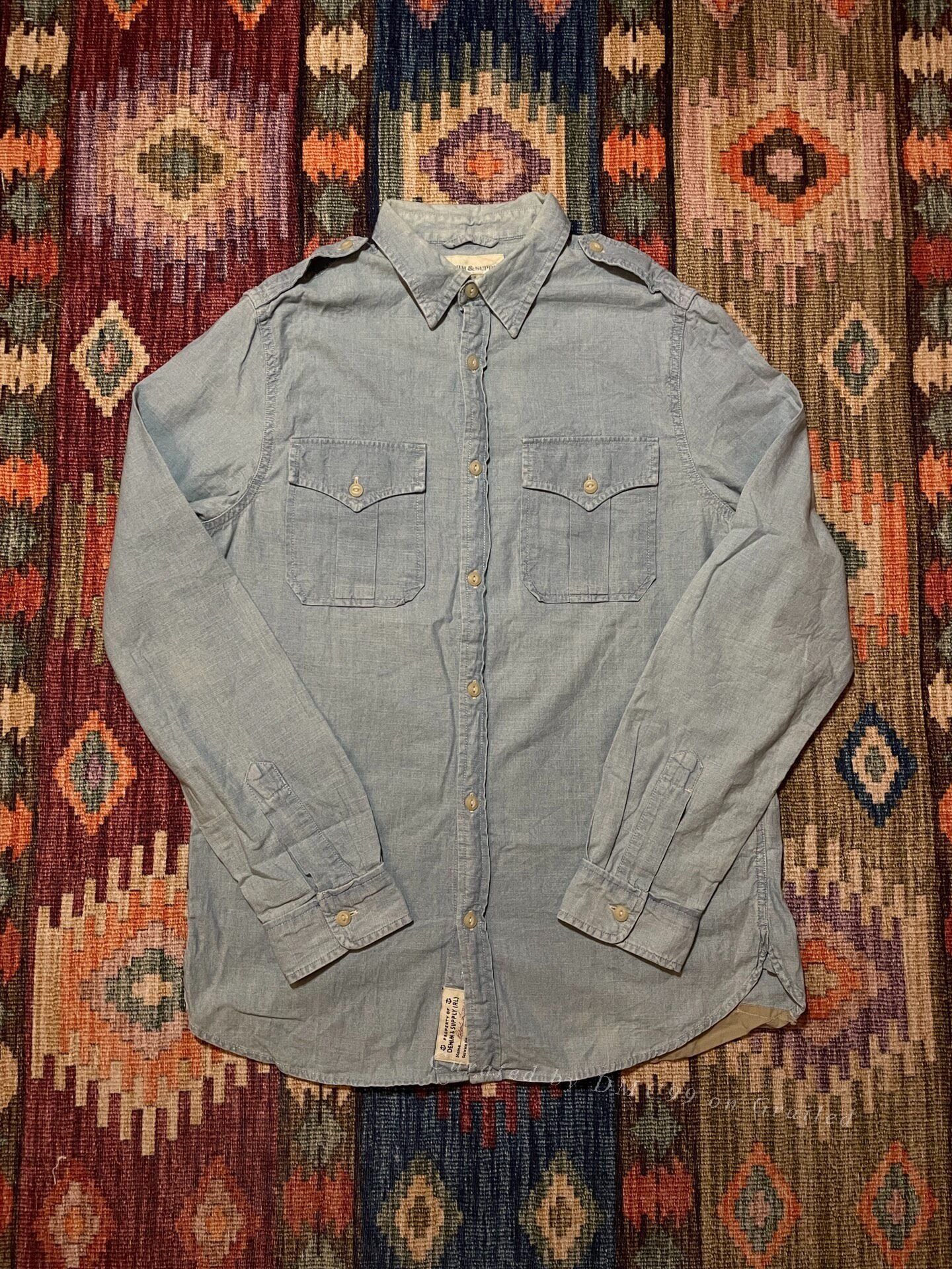 Denim & Supply Ralph Lauren Ralph Lauren Denim Supply Military Pocket Shirt Size US M / EU 48-50 / 2 - 1 Thumbnail
