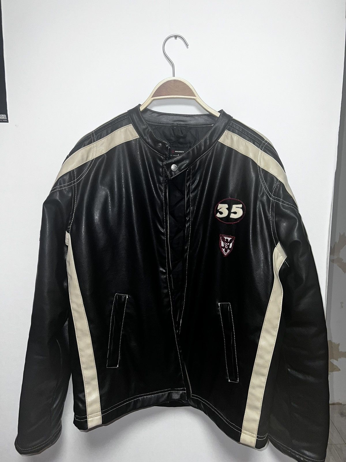 Vintage Leather biker prodigy 1662 jacket Size US L / EU 52-54 / 3 - 4 Thumbnail
