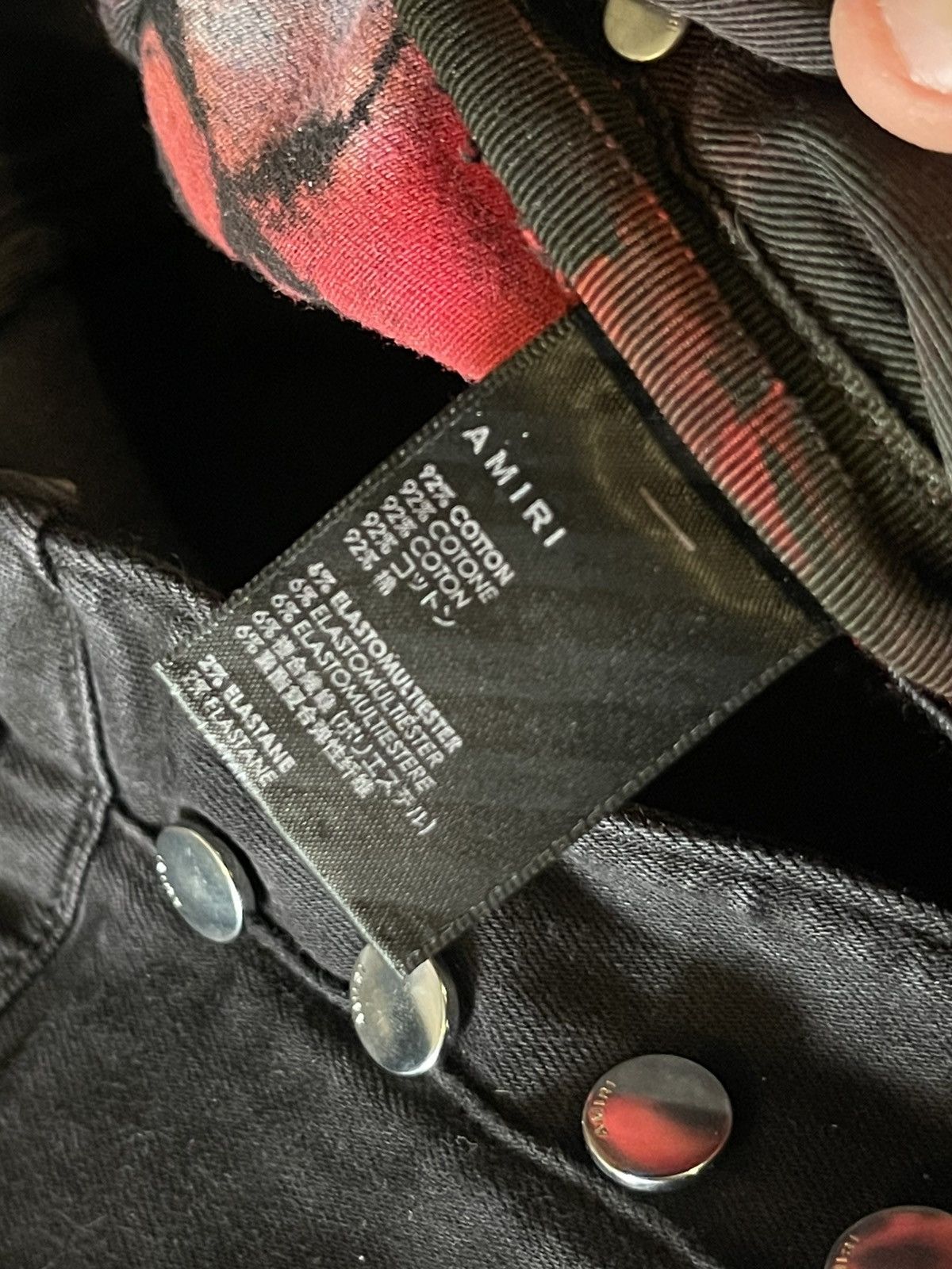 Amiri Amiri Tie Dye Print Denim Jeans Size US 32 / EU 48 - 6 Thumbnail