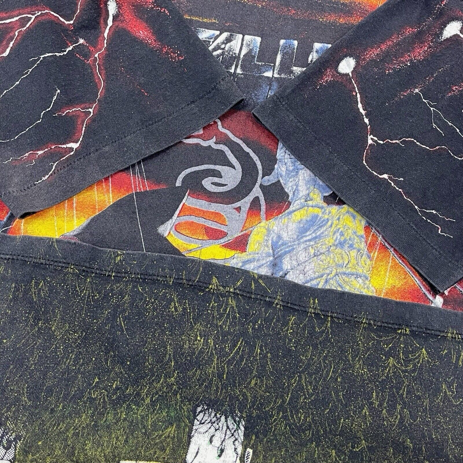 Band Tees × Brockum Vintage 1991 Metallica Brockum All Over Print 5 Album Promo Size US L / EU 52-54 / 3 - 5 Thumbnail