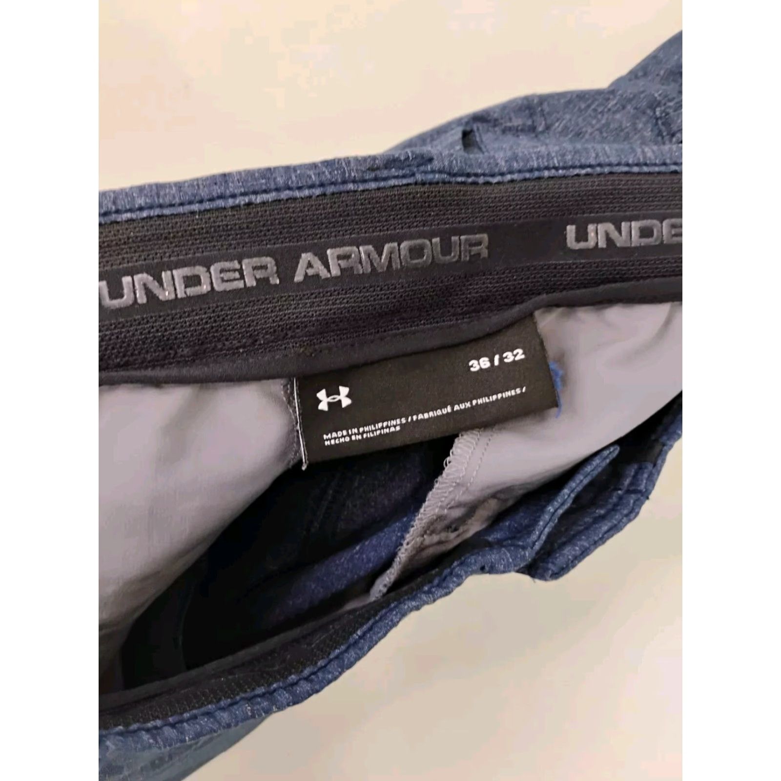 Under Armour Under Armour Golf Pants Men 34 Regular Blue Stretch Performance Pants Golf Mens 34x32 Size US 34 / EU 50 - 4 Thumbnail
