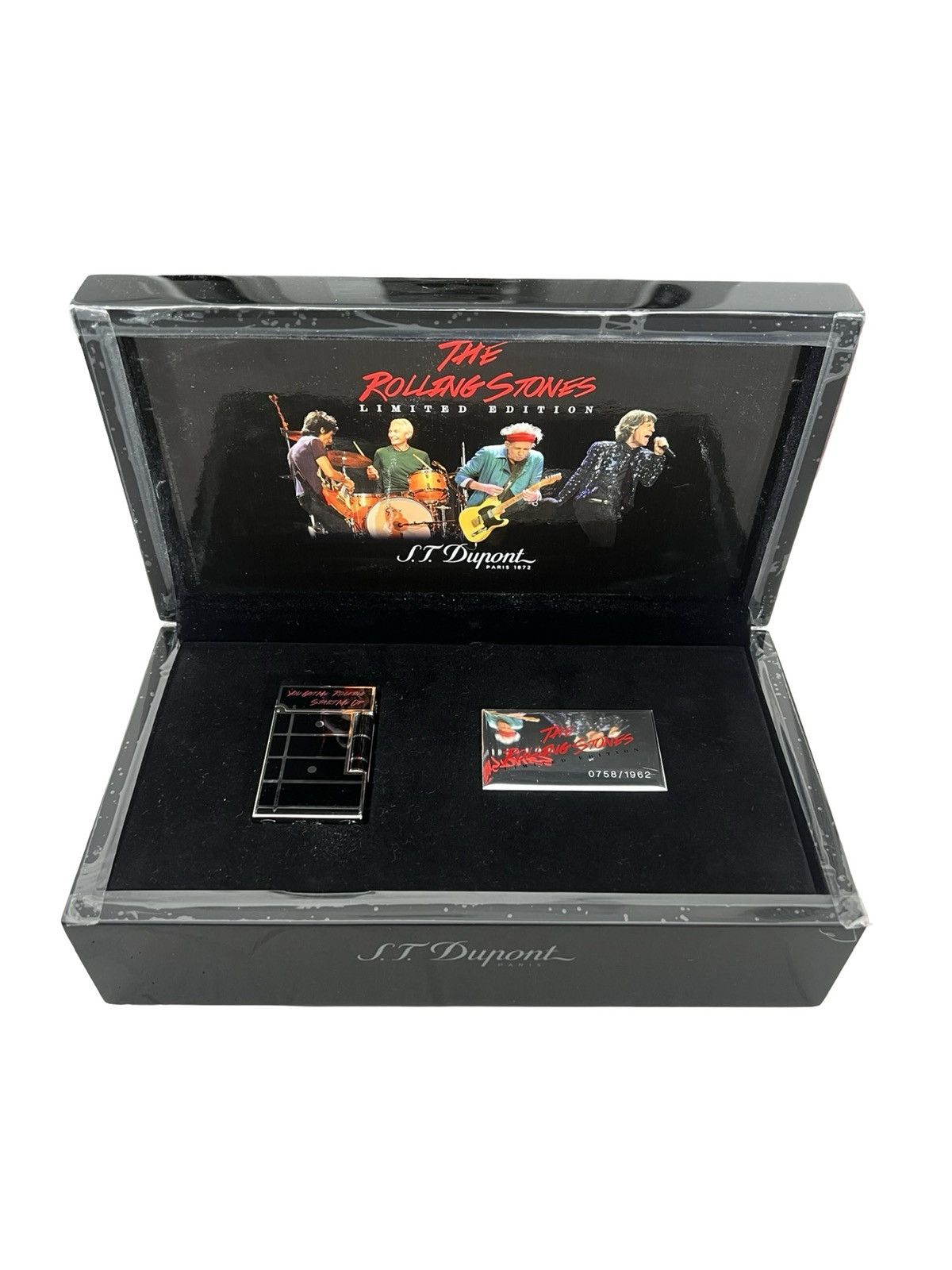 S.T. Dupont S.T. Dupont Rolling Stones Limited Edition Lighter 0758/1962 Size ONE SIZE - 1 Thumbnail