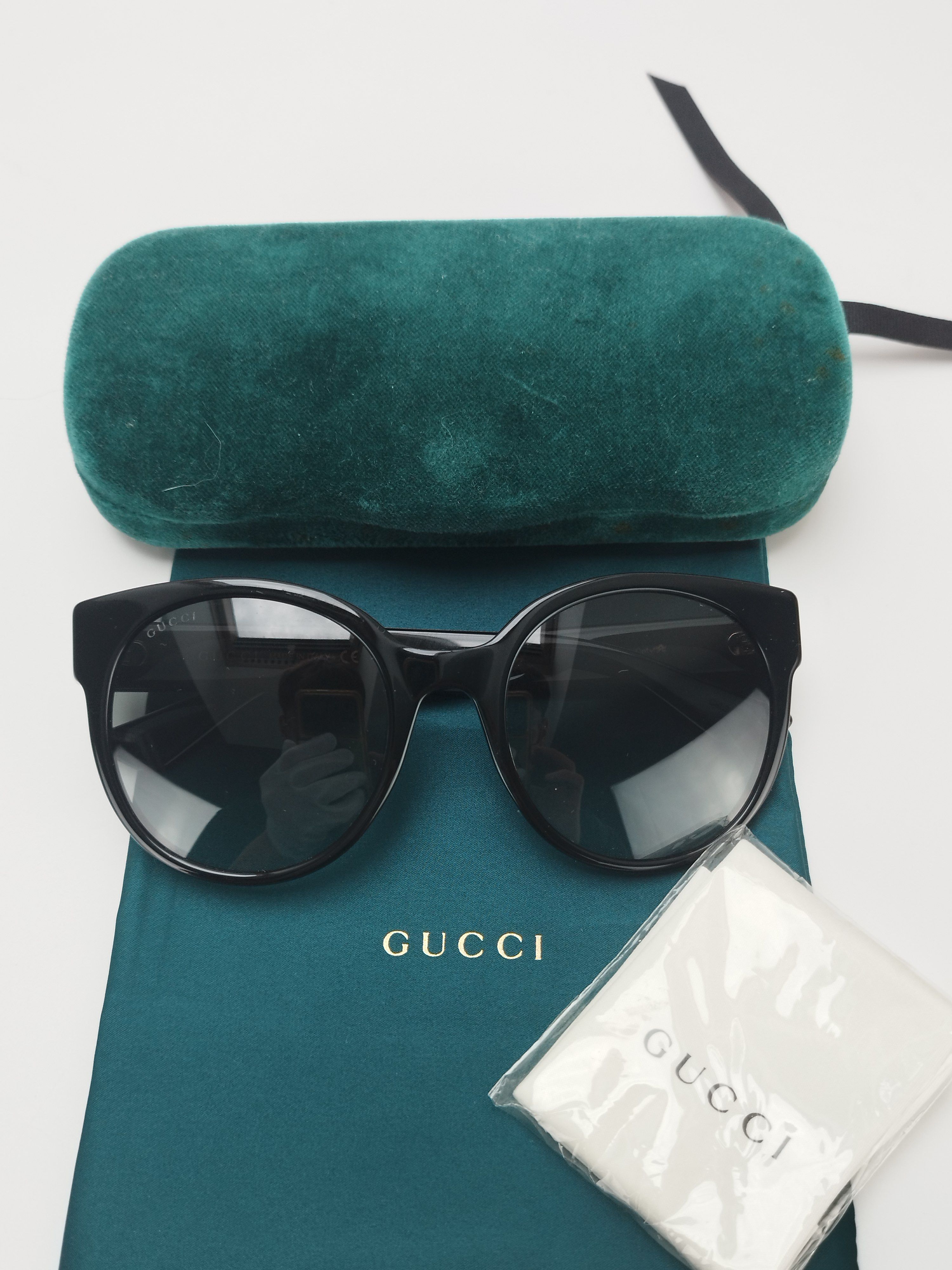 Gucci Gucci Oversized cat eye sunglasses Size ONE SIZE - 12 Thumbnail