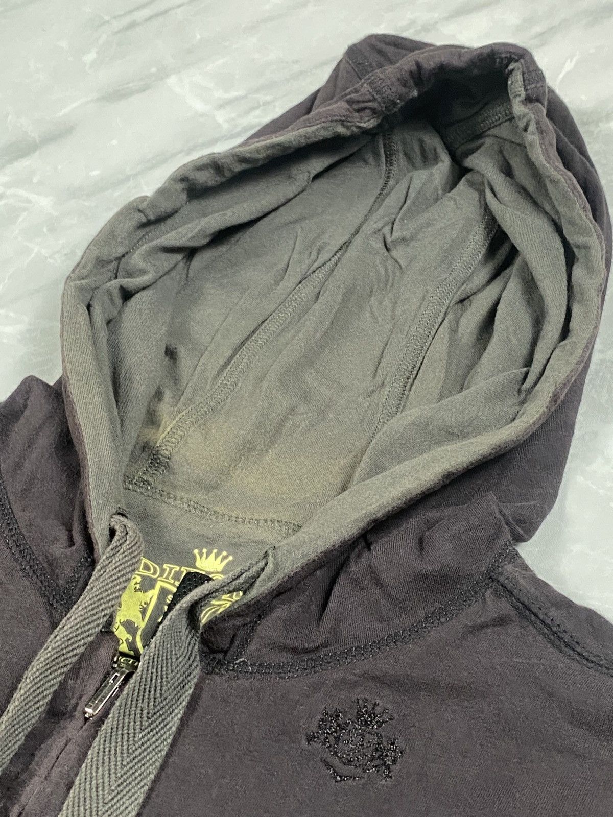 Diesel Rare 00s Diesel Goth Style Reversible Zip Up Hoodie Size US M / EU 48-50 / 2 - 5 Thumbnail