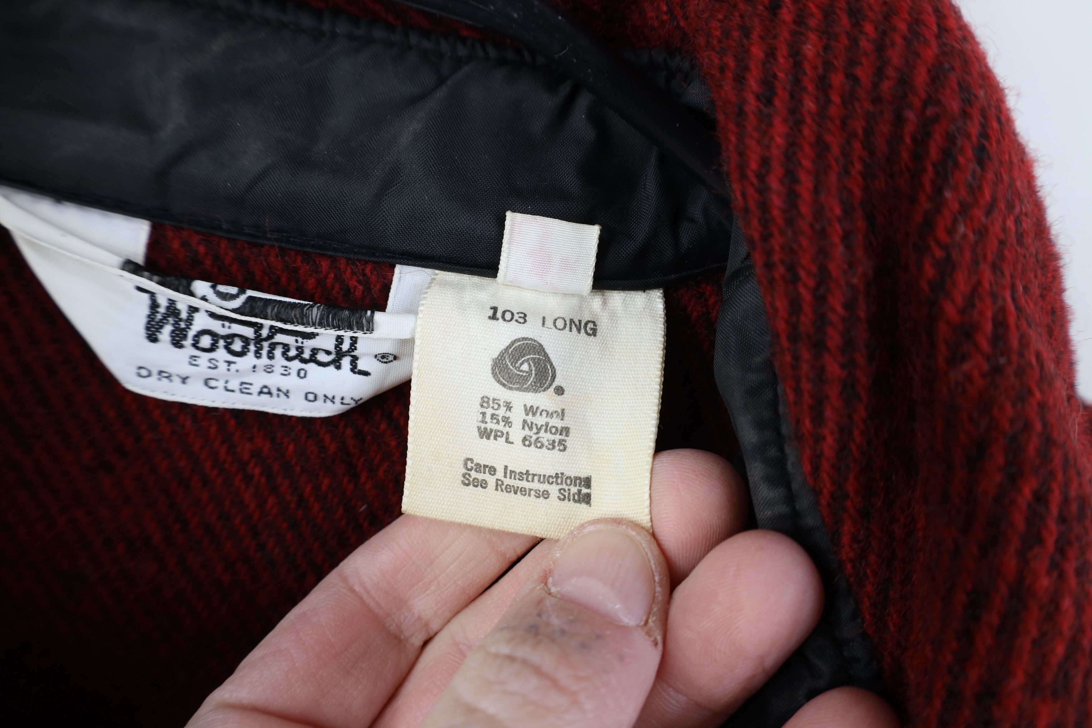 Woolrich Woolen Mills Vintage 70s Woolrich Whipcord Duster Cruiser Jacket Red USA Size US XL / EU 56 / 4 - 9 Thumbnail