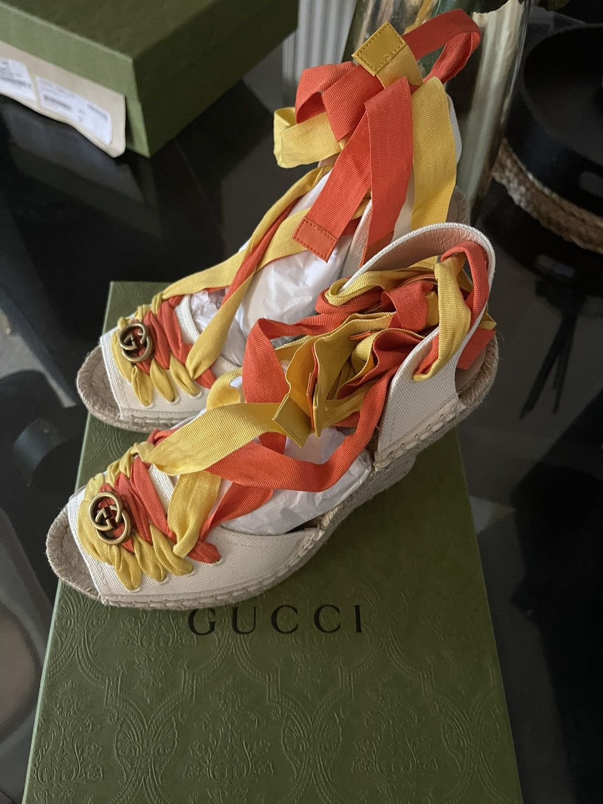Gucci Gucci Wedges Size US 9 / IT 39 - 9 Thumbnail
