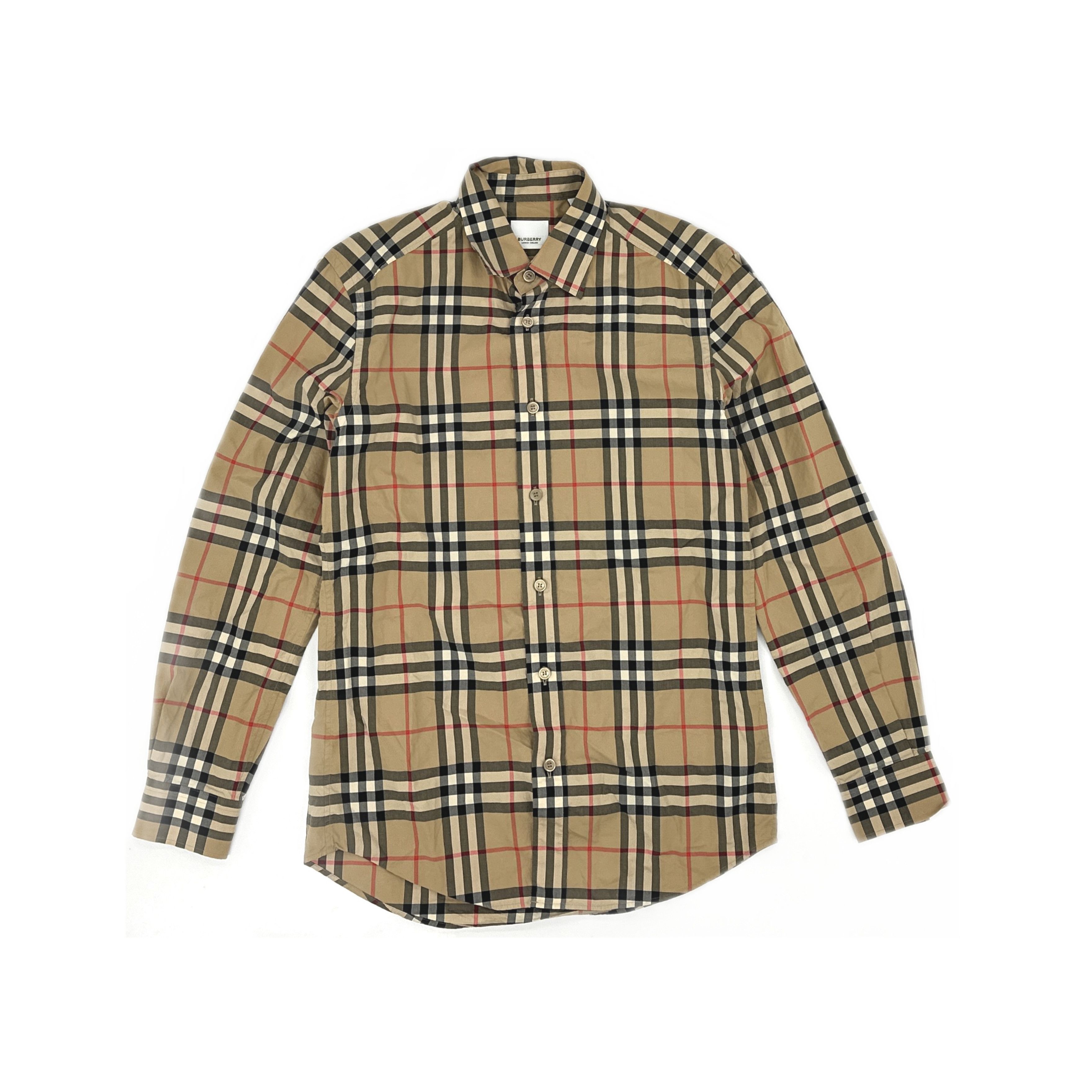 Burberry Burberry Archive Check Long Sleeve Shirt Size XS Size US XS / EU 42 / 0 - 1 Thumbnail