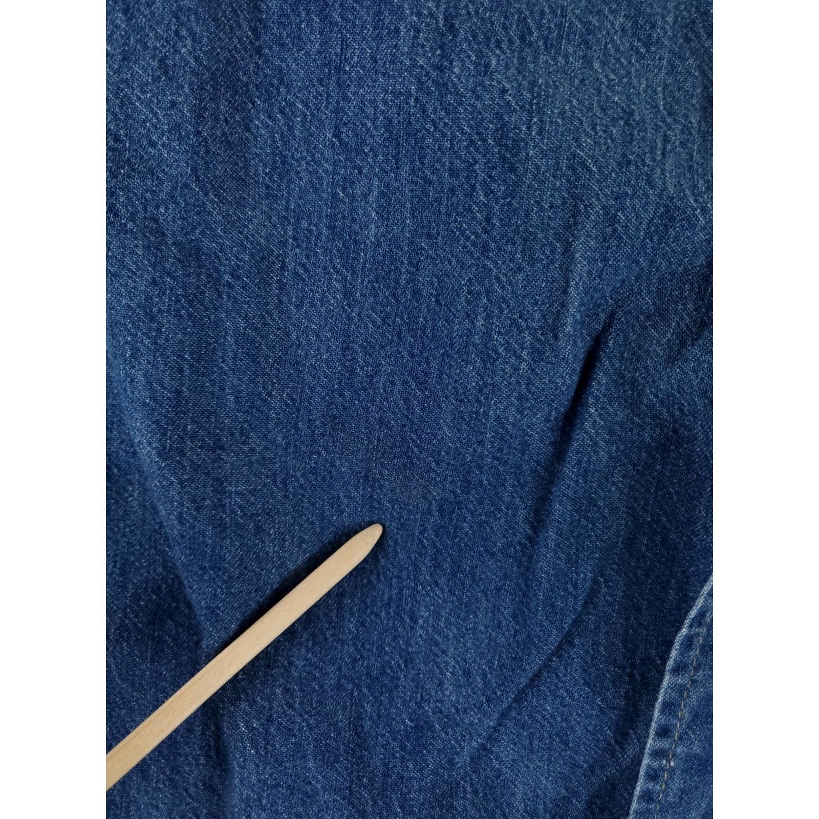 Sears Sears Roebucks VTG Pearl Snap Denim Shirt Mens Large Tall 16/16.5 Blue Long Sleeve Snap Shirt Size US L / EU 52-54 / 3 - 3 Thumbnail