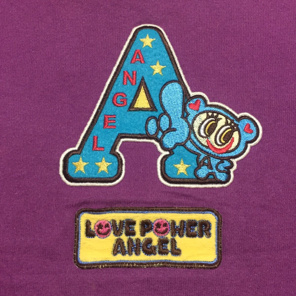 Angel Blue Vintage Angel Blue Embroidered Sweatshirt Crewneck Size L / US 10 / IT 46 - 3 Thumbnail
