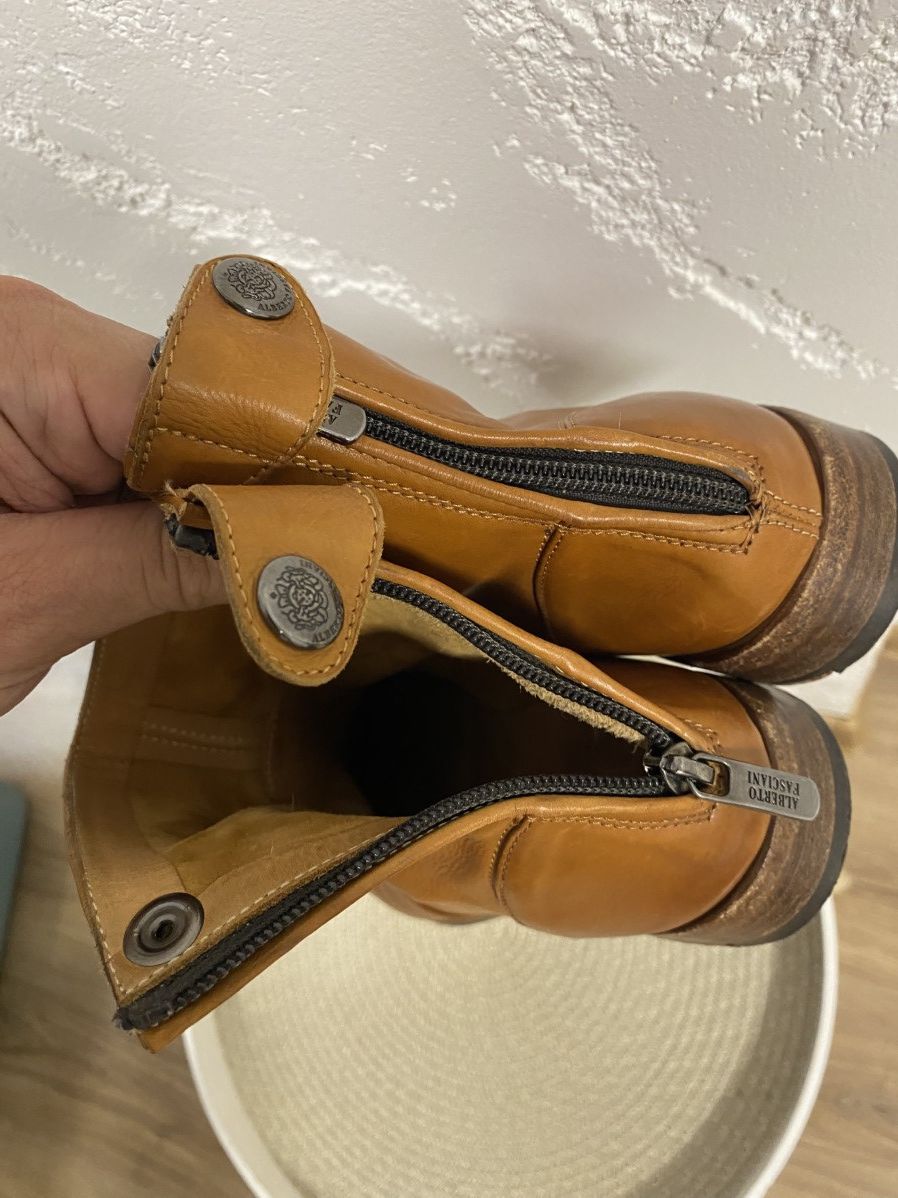 Alberto Fasciani Alberto Fasciani Hand Made Italy Leather Boots Size: 39 1/2 Size US 6.5 / EU 39-40 - 8 Thumbnail