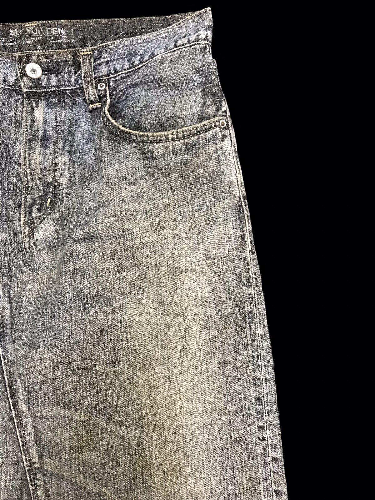 Edwin 💥90s STYLE💥VTG EDWIN 505 RUDE STYLE DIRTY DENIM F374 Size US 31 - 3 Thumbnail